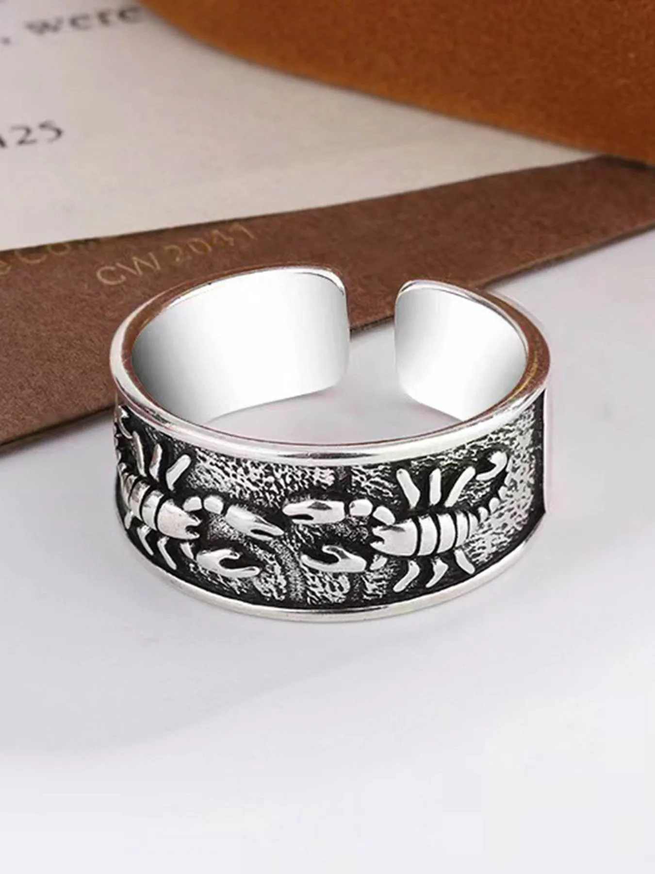 Thesupermade Vintage Scorpion Ring sold by Thesupermade product image thumbnail 3
