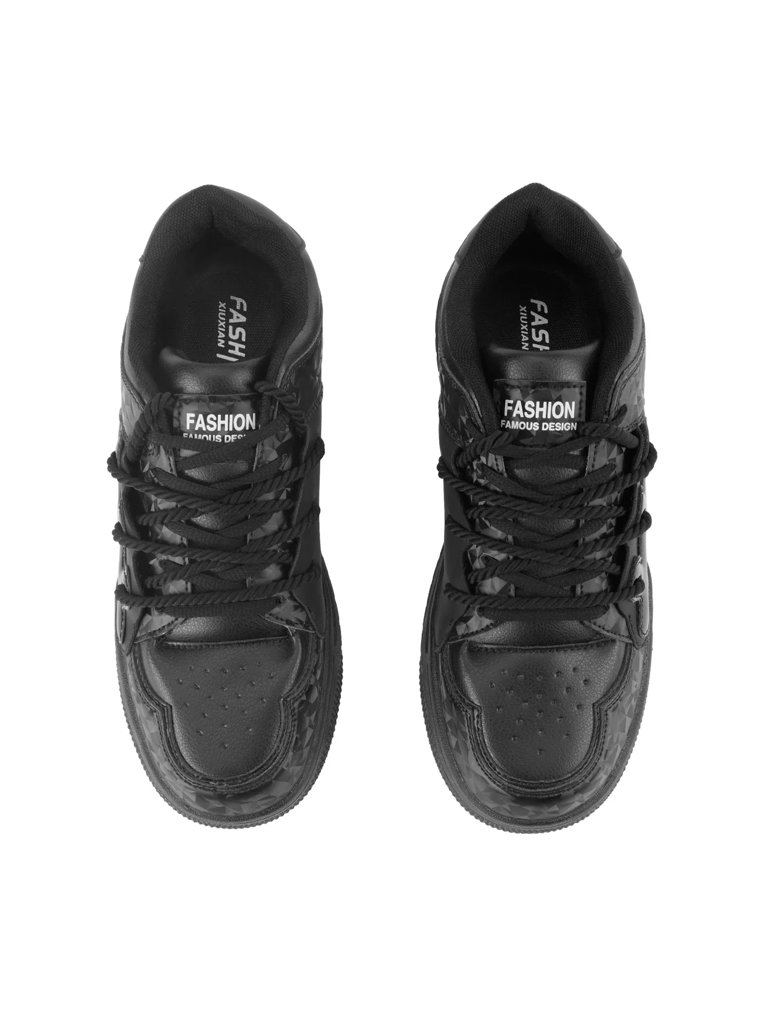 Thesupermade Niche Plum Bread Black Warrior Retro Versatile Sneakers sold by Thesupermade product image thumbnail 3