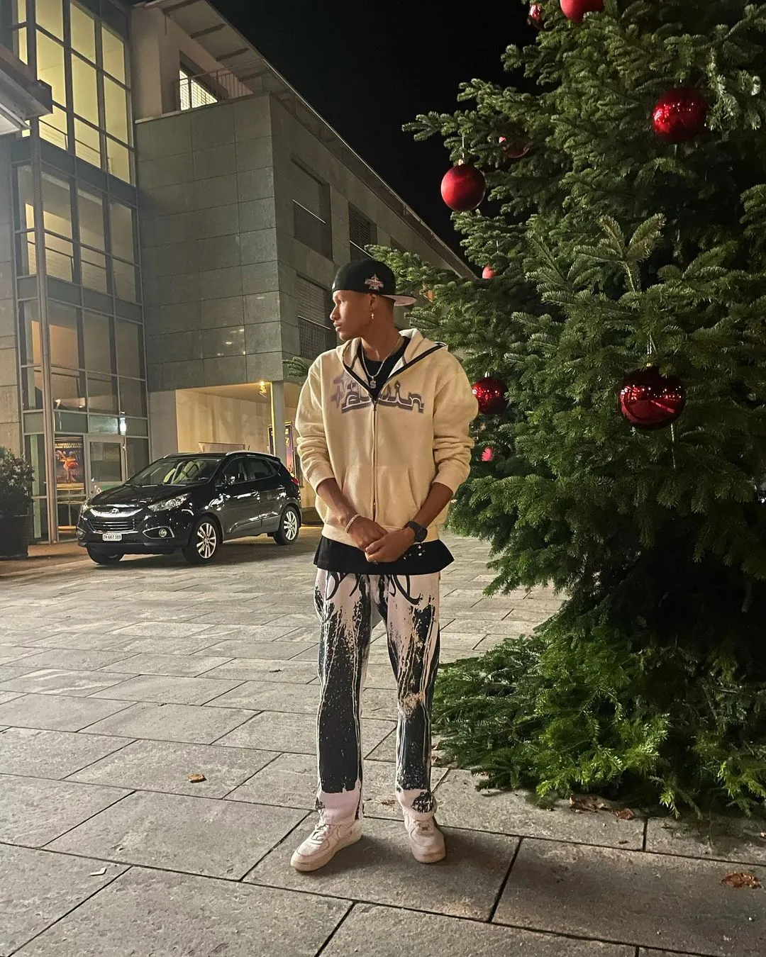 Thesupermade American Heavy Industry Ink Splash Embroidery Jeans -1403 sold by Thesupermade product image thumbnail 4