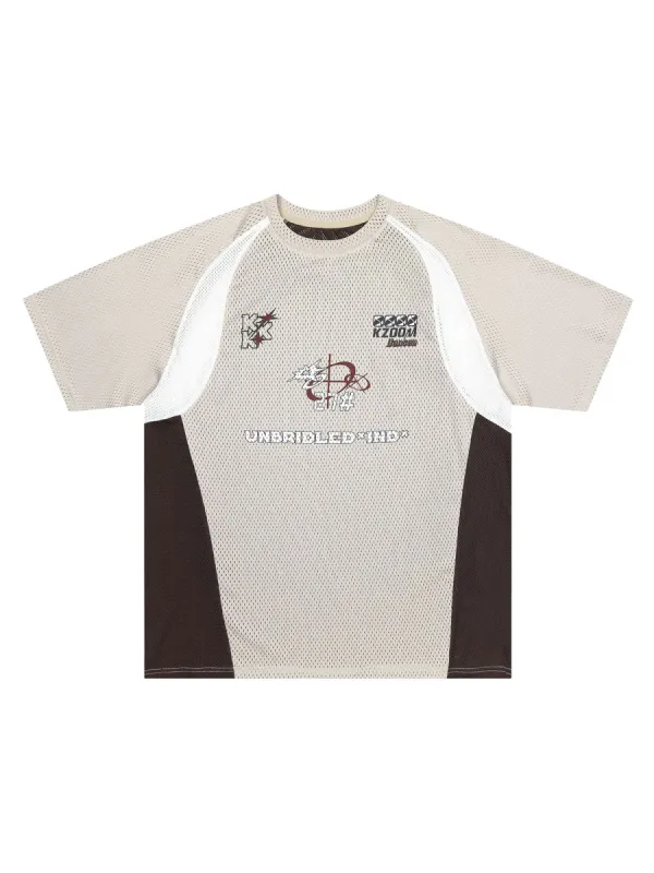 Thesupermade Retro Jersey Short-sleeved T-shirt sold by Thesupermade