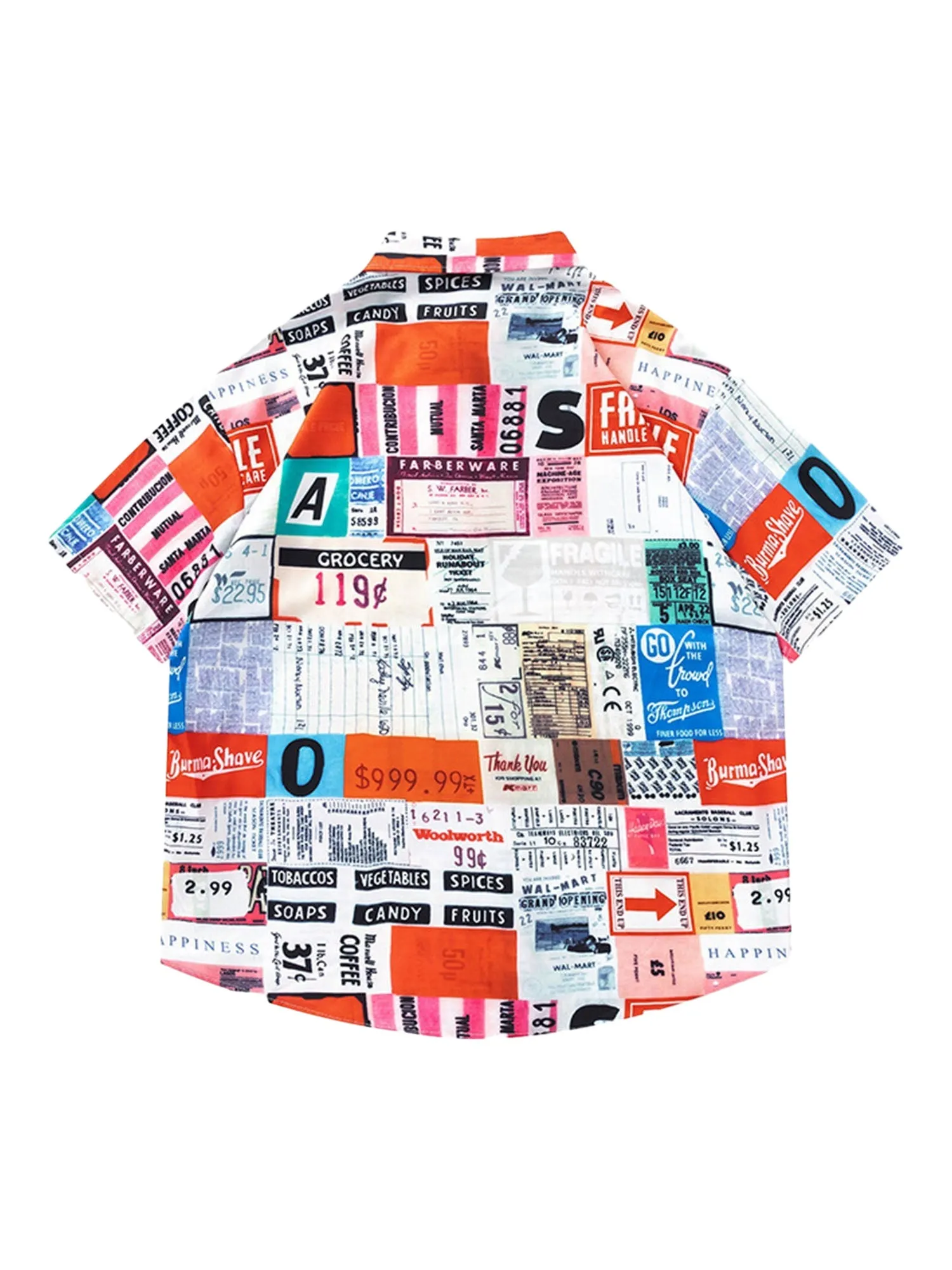 Thesupermade Street Full Printed Short-sleeved Shirts - 2259 sold by Thesupermade product image thumbnail 2
