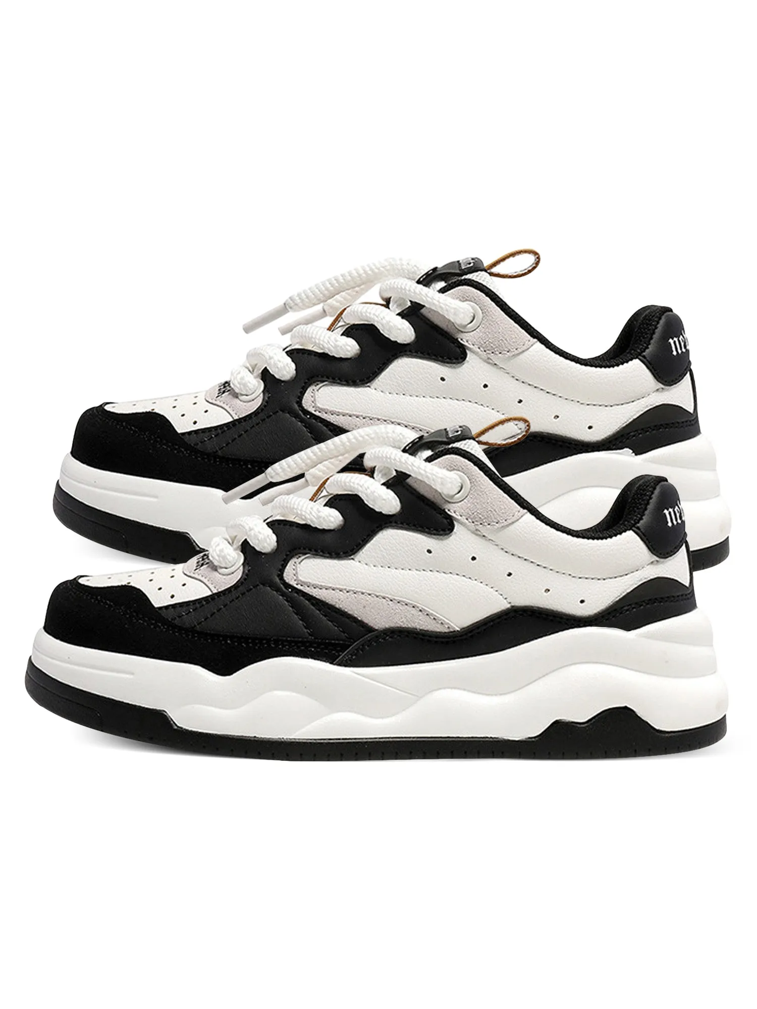 Panda Chunky Sole Sneakers sold by Thesupermade