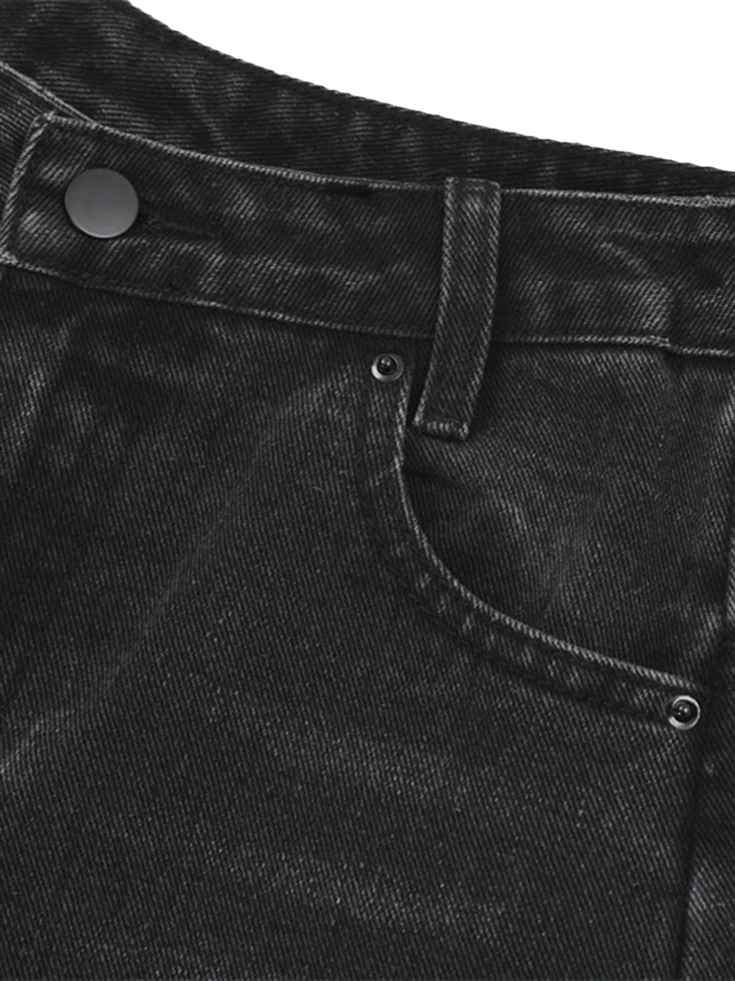 Patchwork Fur-trimmed Whiskered Jorts - 2040 sold by Thesupermade product image thumbnail 5