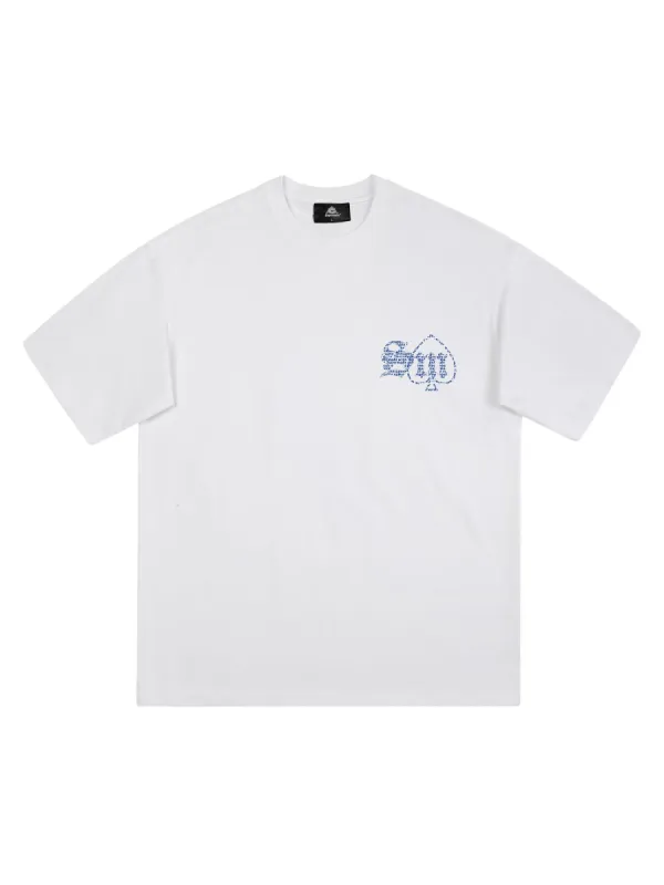 Thesupermade Valentine's Day Graffiti Poker T-shirt - 1946 sold by Thesupermade