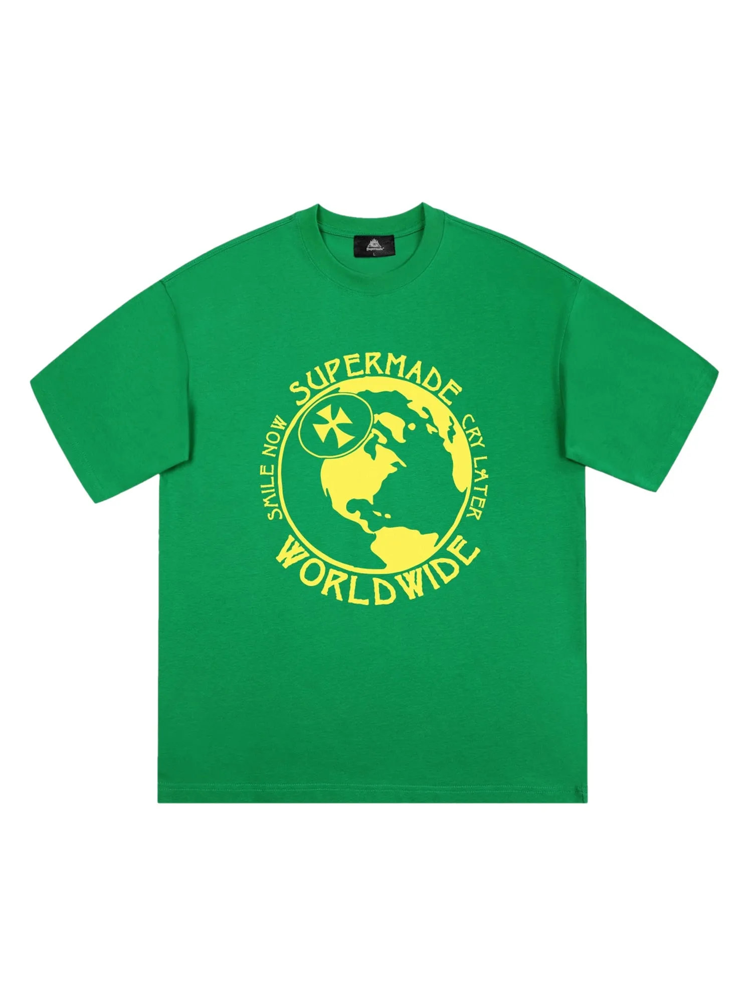 Thesupermade Globe Print T-shirt sold by Thesupermade product image thumbnail 2