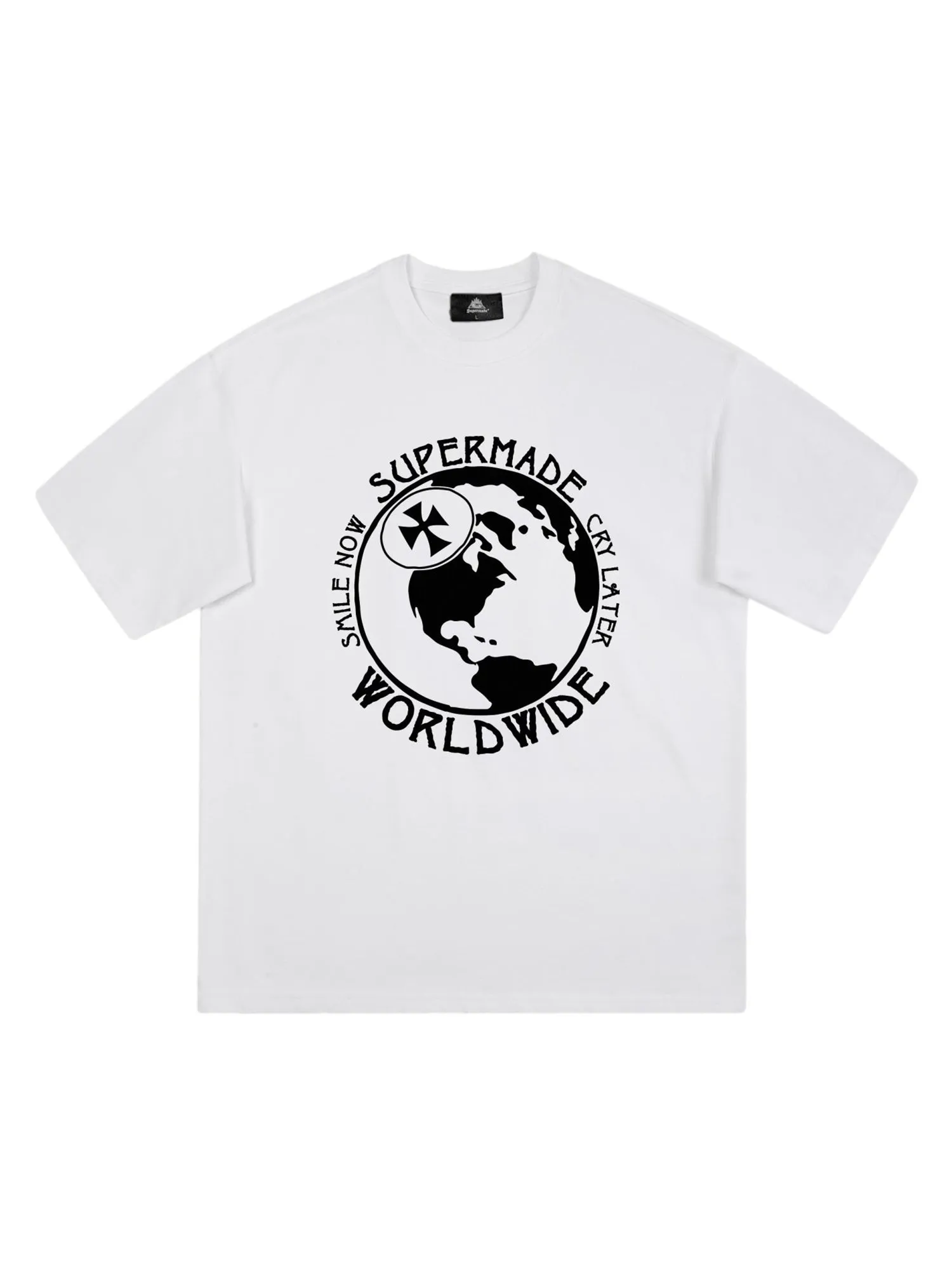 Thesupermade Globe Print T-shirt sold by Thesupermade product image thumbnail 3