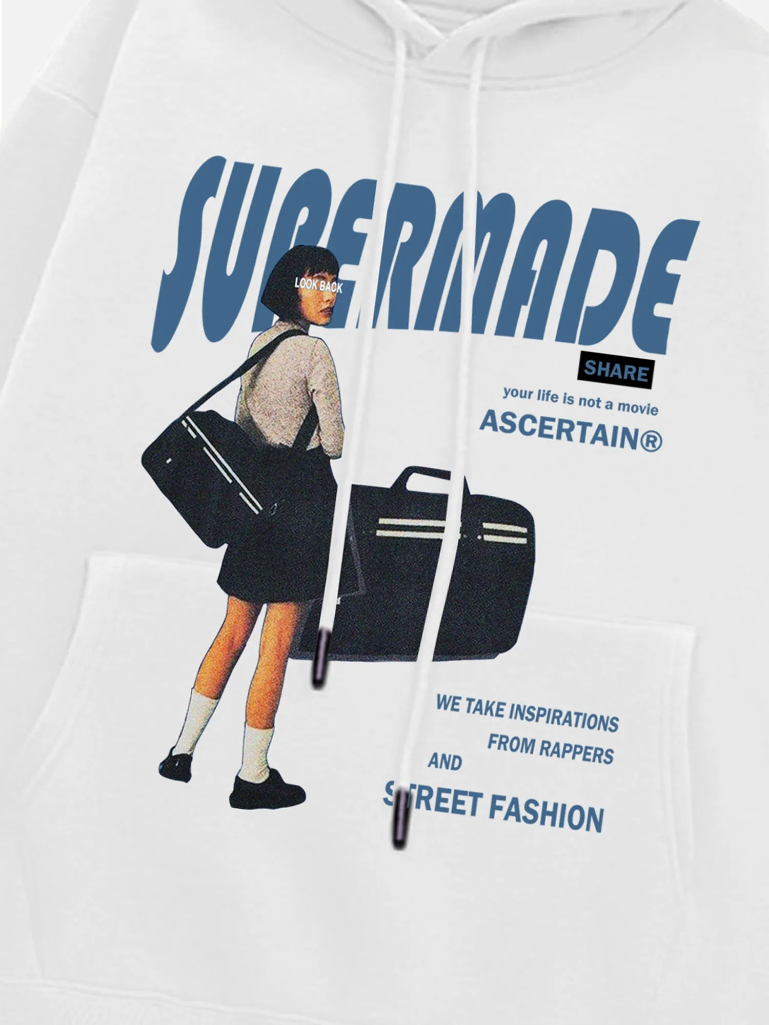 Thesupermade Fun Girl Printed Fleece Hoodie sold by Thesupermade product image thumbnail 5