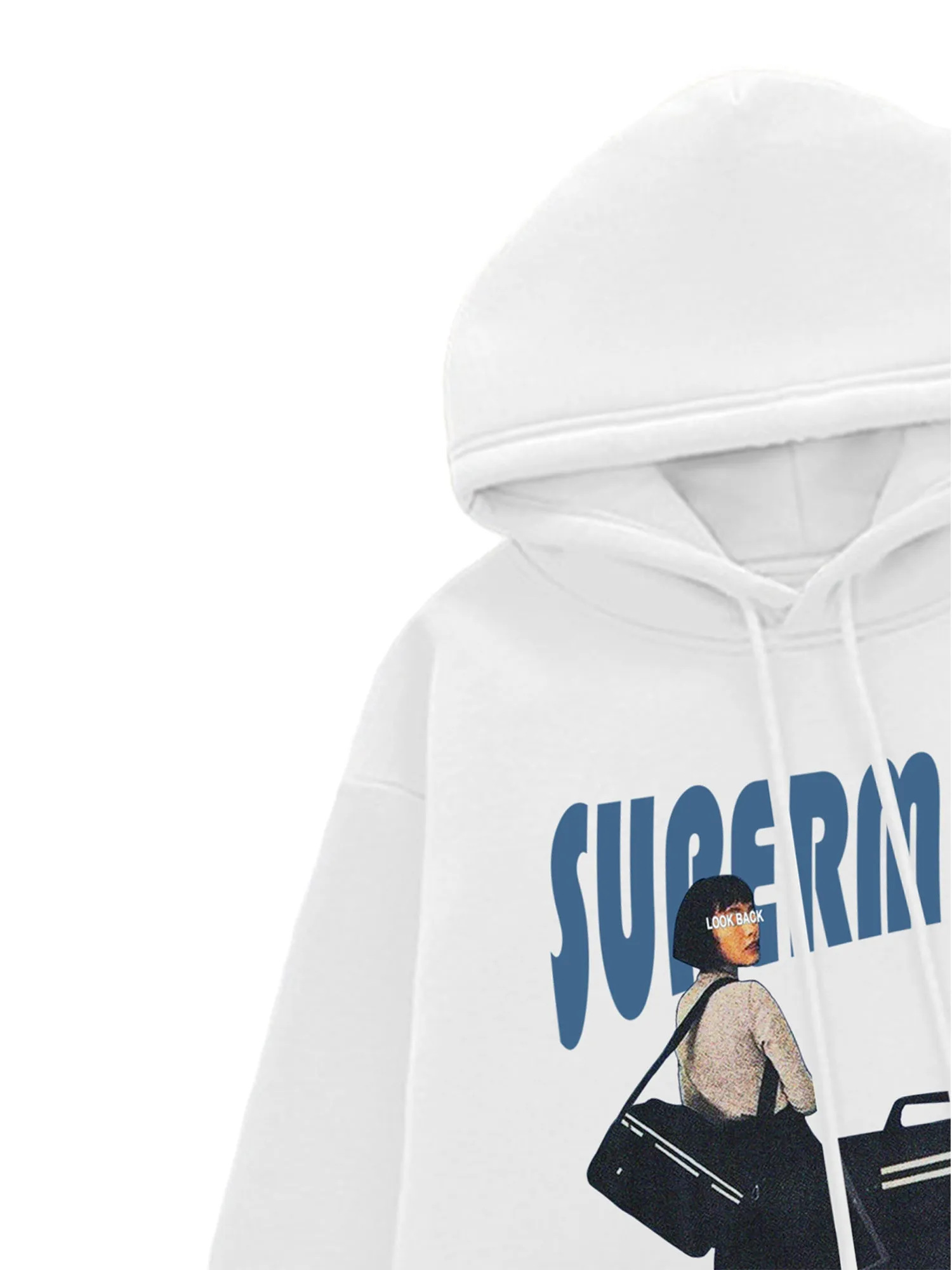Thesupermade Fun Girl Printed Fleece Hoodie sold by Thesupermade product image thumbnail 3
