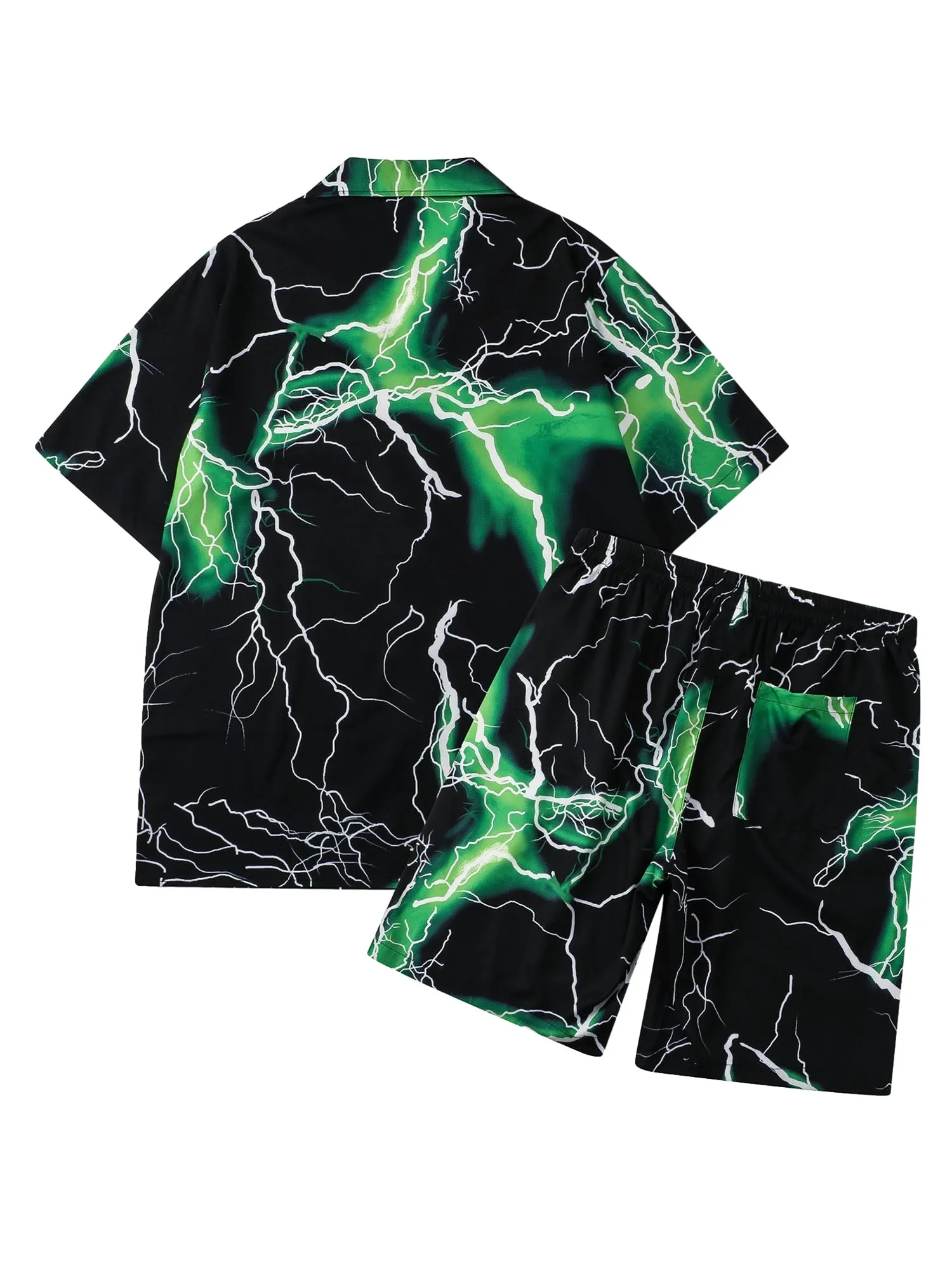 Street Rap Lightning Printed Short Sets sold by Thesupermade
