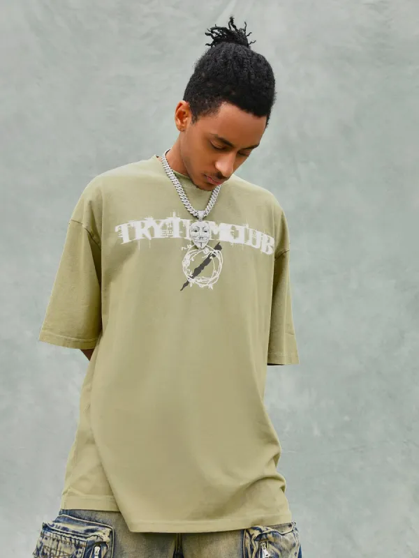 Thesupermade Recycled Rose Letter T-shirt - 1968 sold by Thesupermade