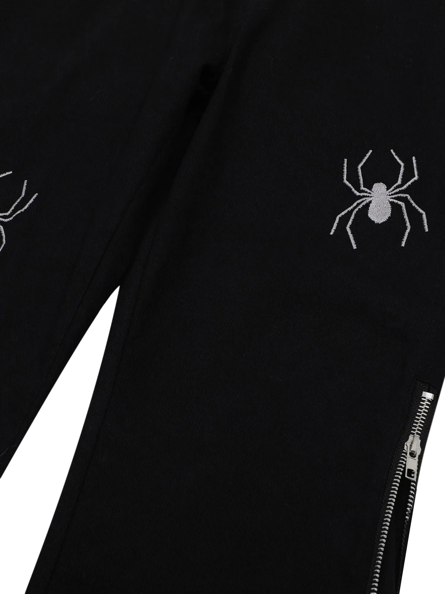 Thesupermade Street Spider Printed Zipper Casual Pants sold by Thesupermade product image thumbnail 4