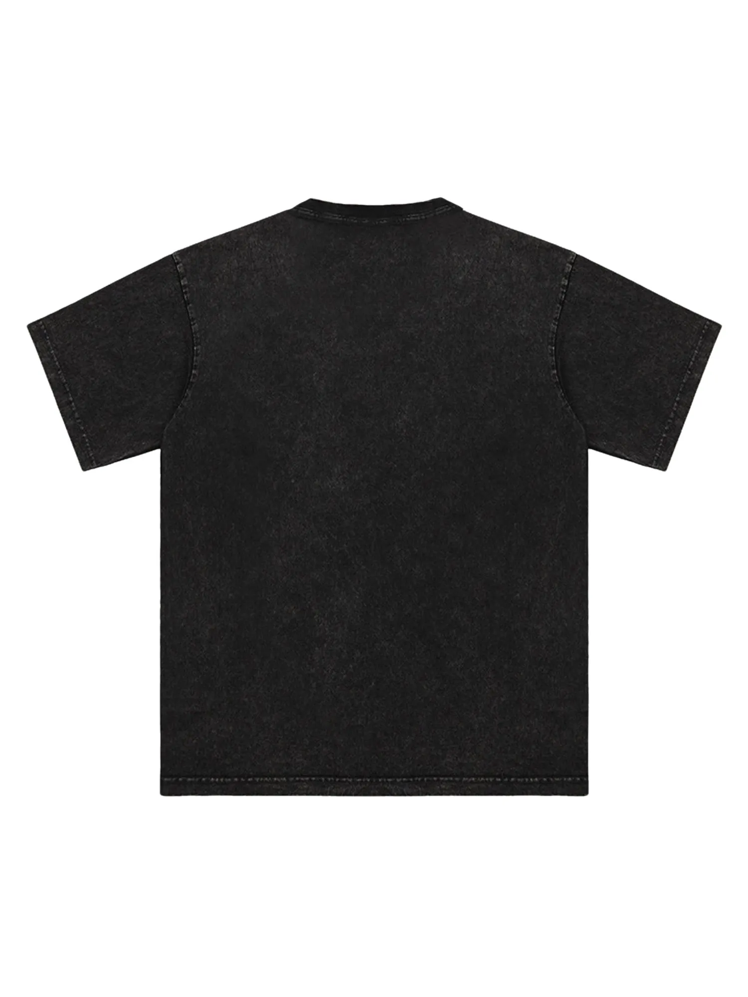 Thesupermade Smile Print Washed T-Shirt sold by Thesupermade product image thumbnail 2