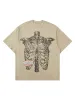 Thesupermade Pencil Detail Skull Street Rap T-shirt sold by Thesupermade