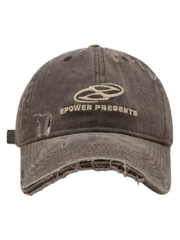 Thesupermade Ripped Denim Baseball Cap - 2028 sold by Thesupermade