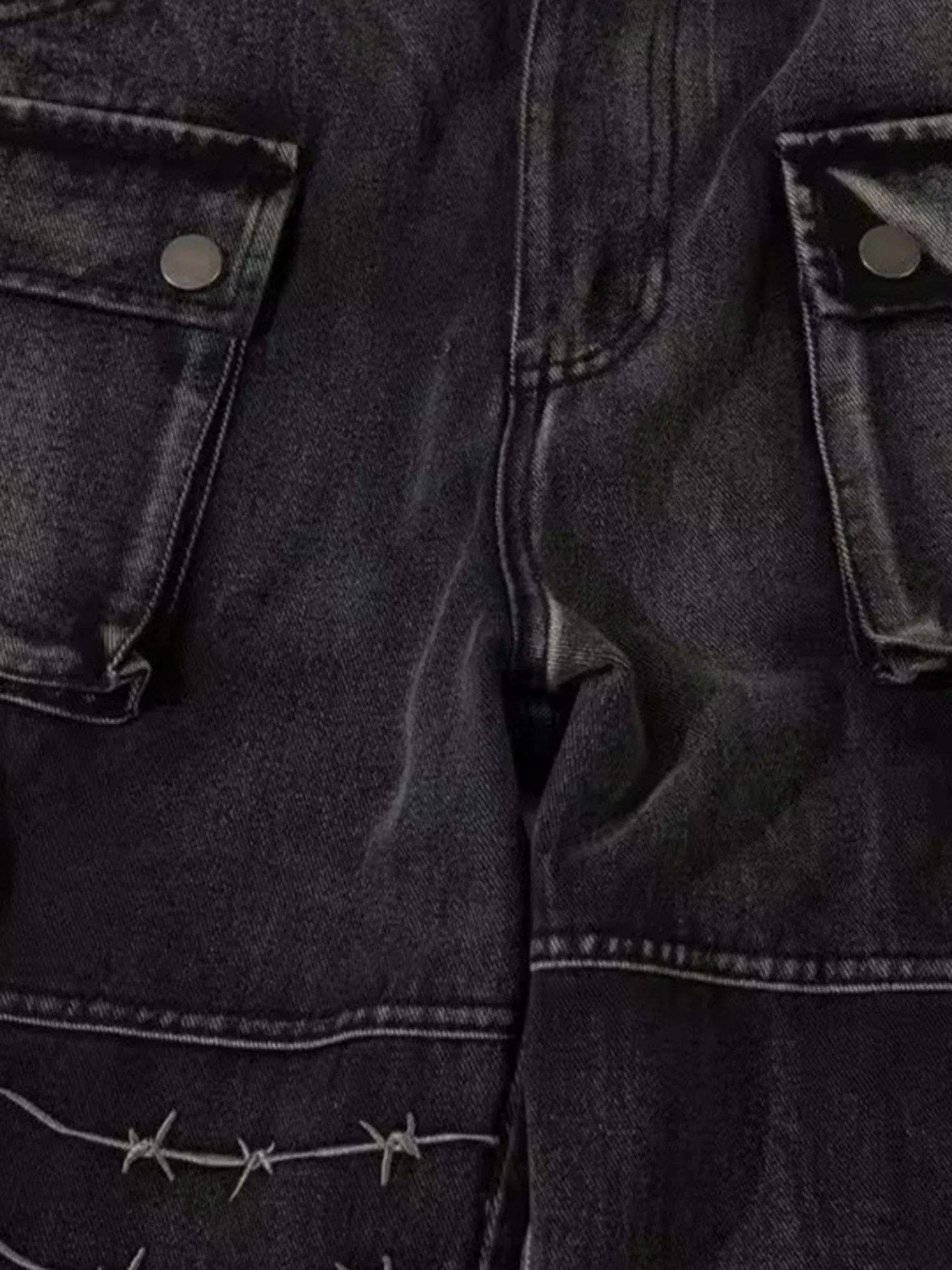 Thesupermade High Street Embroidery Hip-Hop Jeans - 2122 sold by Thesupermade product image thumbnail 5