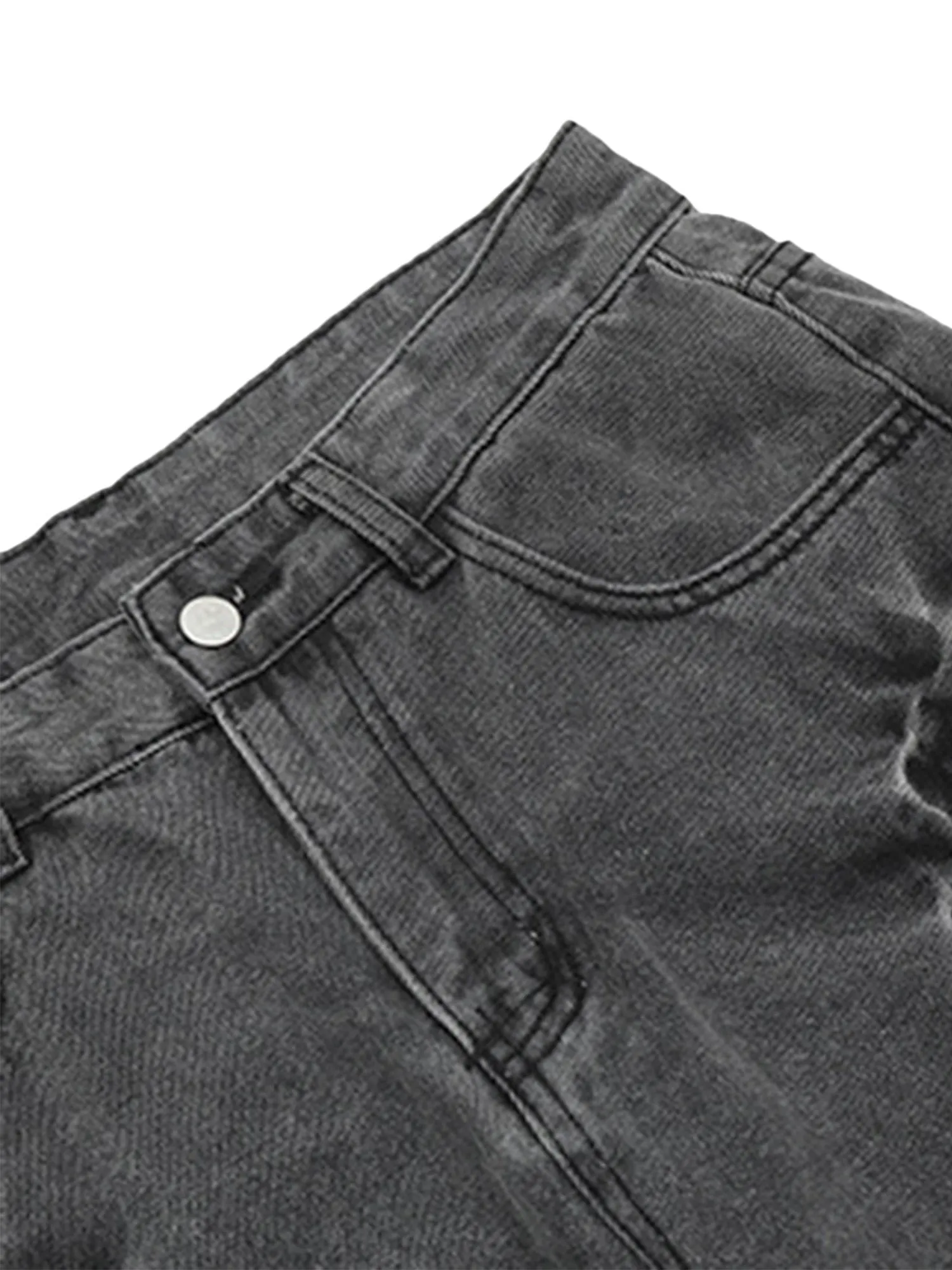 Street Trend Washed Dark Distressed Design Jeans sold by Thesupermade product image thumbnail 3