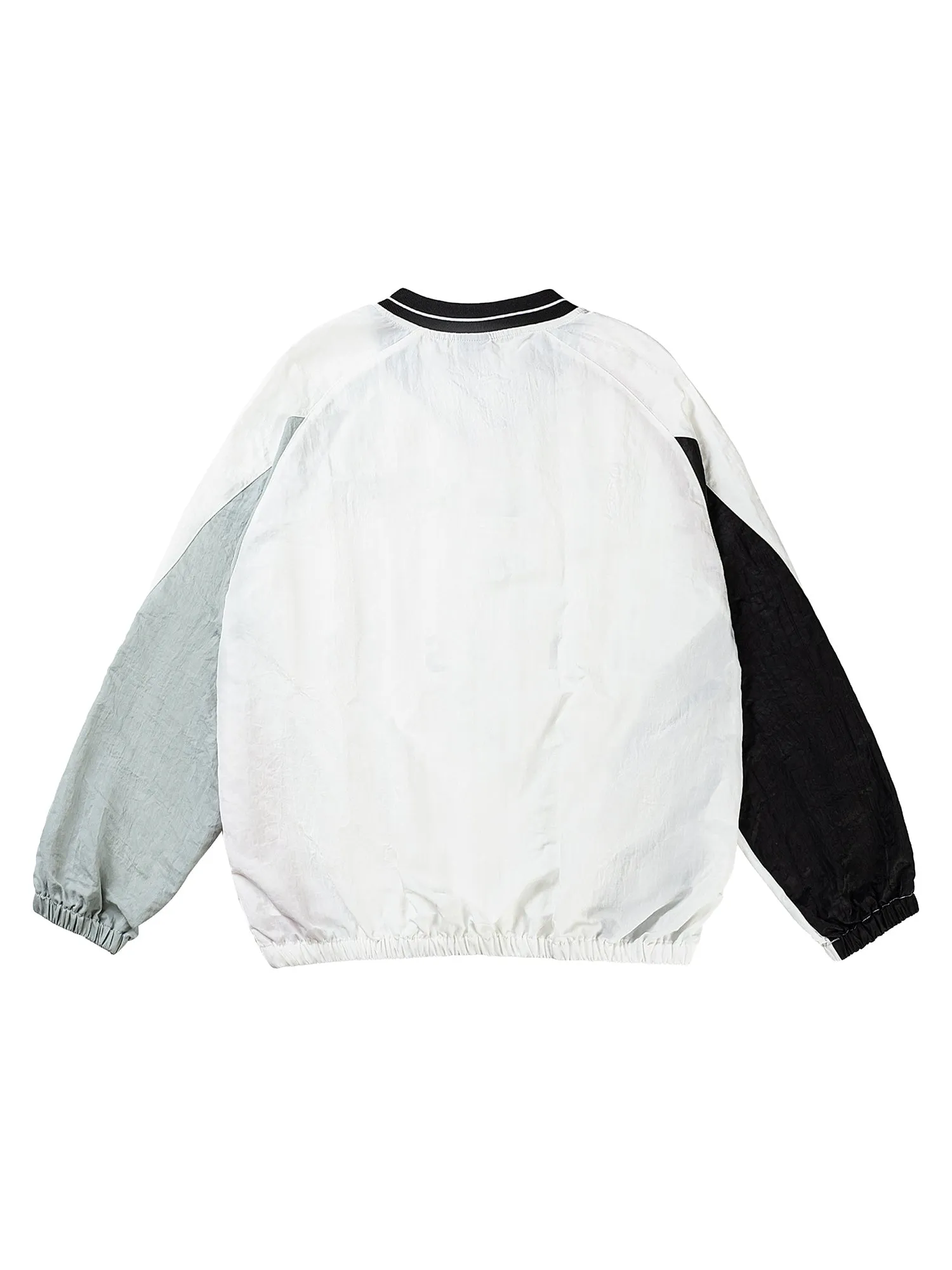 Thesupermade Street Hip-hop Stitching Long-sleeved T-shirt sold by Thesupermade product image thumbnail 4