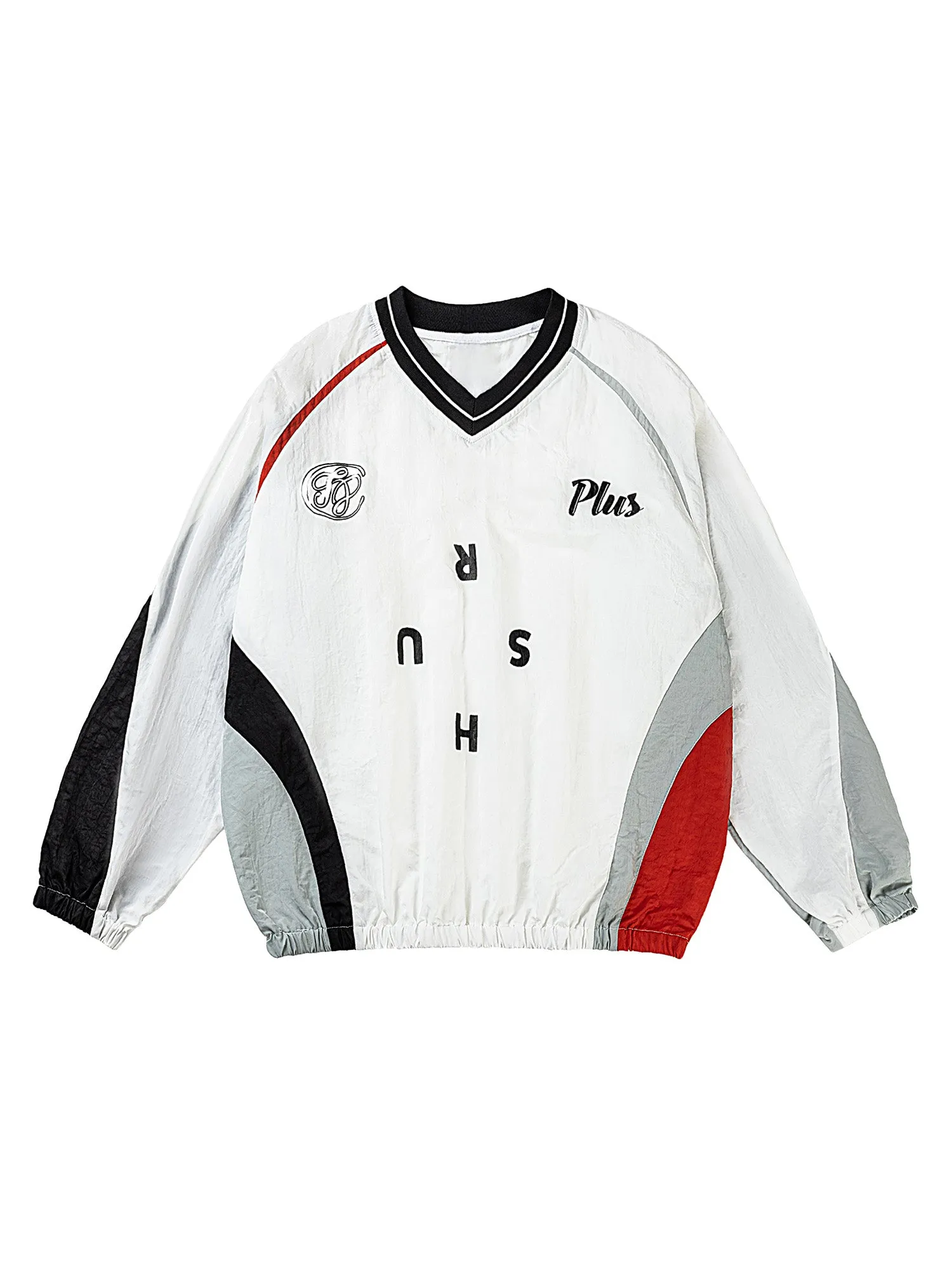 Thesupermade Street Hip-hop Stitching Long-sleeved T-shirt sold by Thesupermade product image thumbnail 2