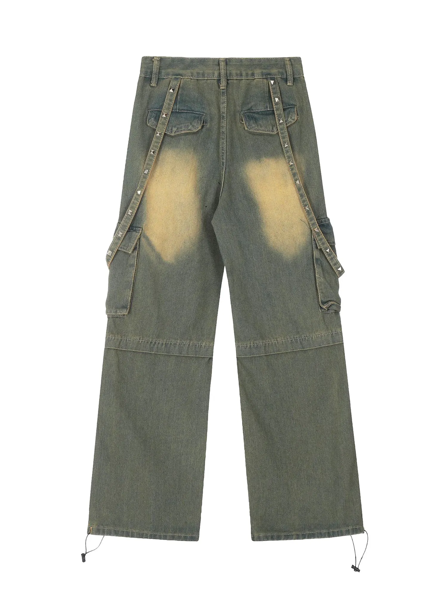 Thesupermade High Street Retro Washed Workwear Jeans sold by Thesupermade product image thumbnail 2