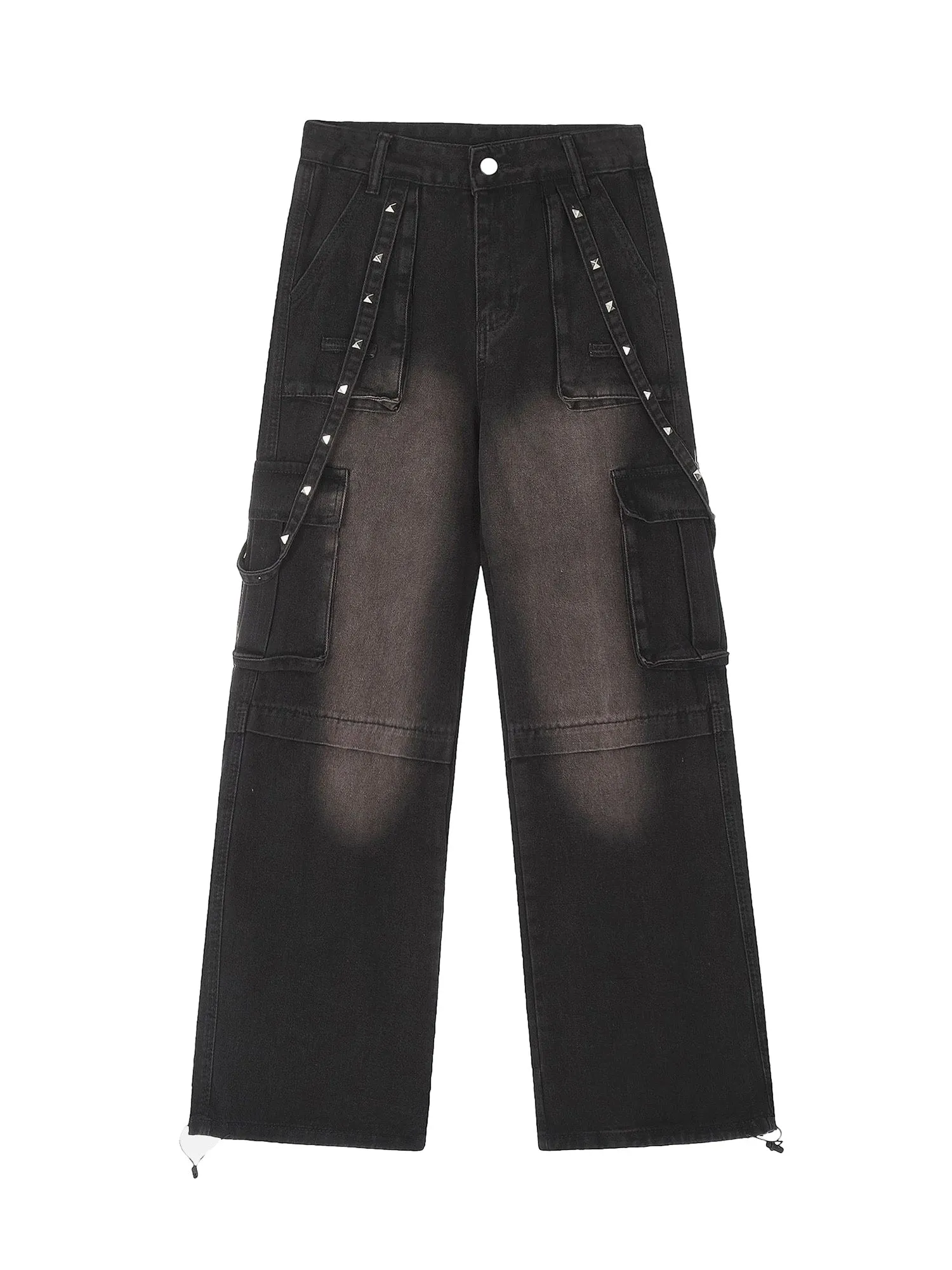 Thesupermade High Street Retro Washed Workwear Jeans sold by Thesupermade product image thumbnail 3