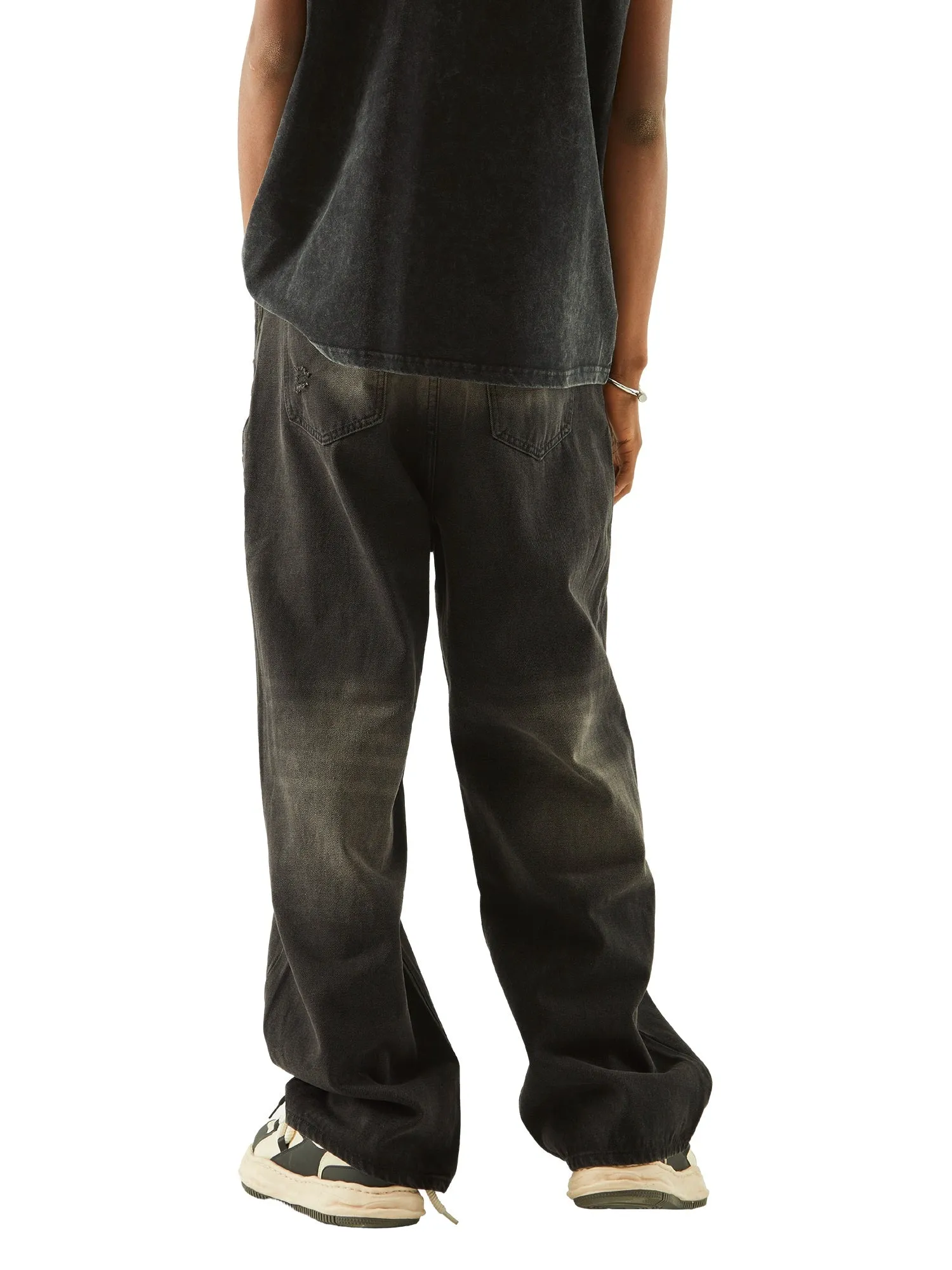 Vintage Washed Distressed Jeans sold by Thesupermade product image thumbnail 5