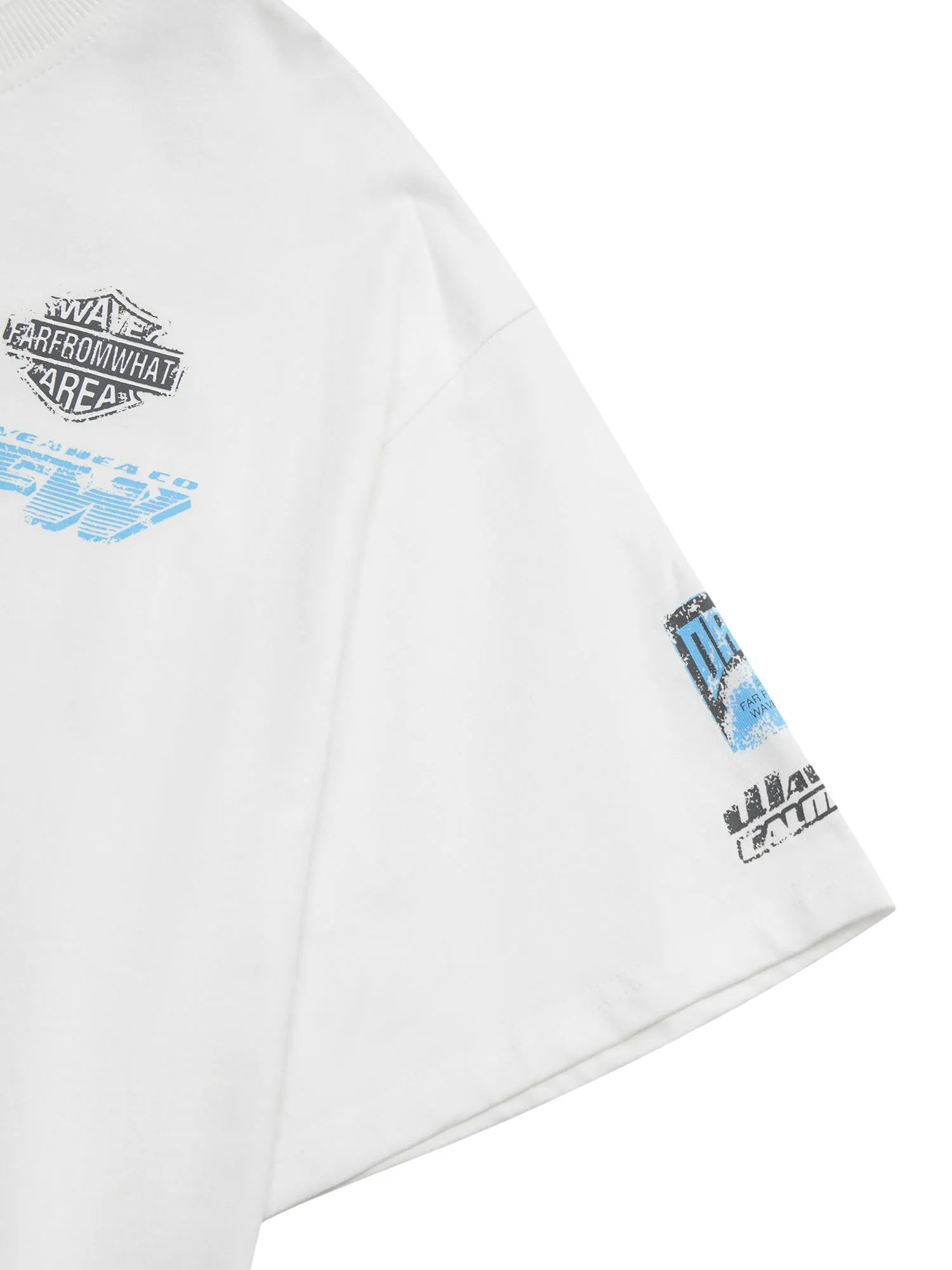 Thesupermade Racing Afterimage Lettering T-shirt sold by Thesupermade product image thumbnail 5