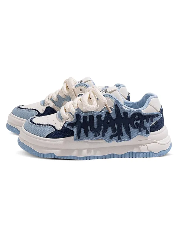 Thesupermade American Trendy Letter Creative Design Sneakers sold by Thesupermade