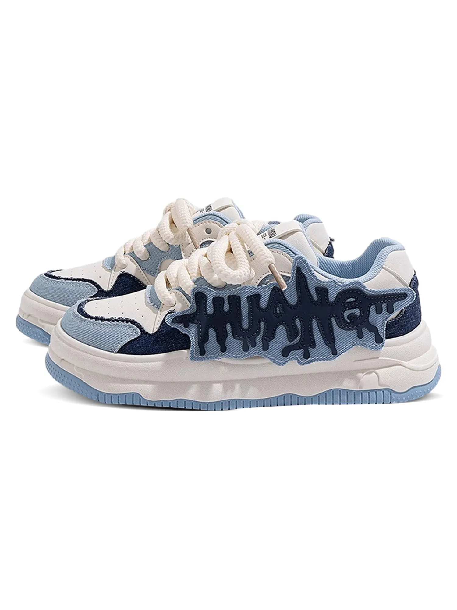 Thesupermade American Trendy Letter Creative Design Sneakers sold by Thesupermade