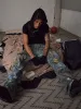 Thesupermade Graffiti BORO Destruction Chain Jeans - 2110 sold by Thesupermade
