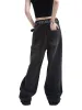 Thesupermade Hip-Hop Shining Cross Hot Diamond Distressed Washed Baggy Jeans sold by Thesupermade