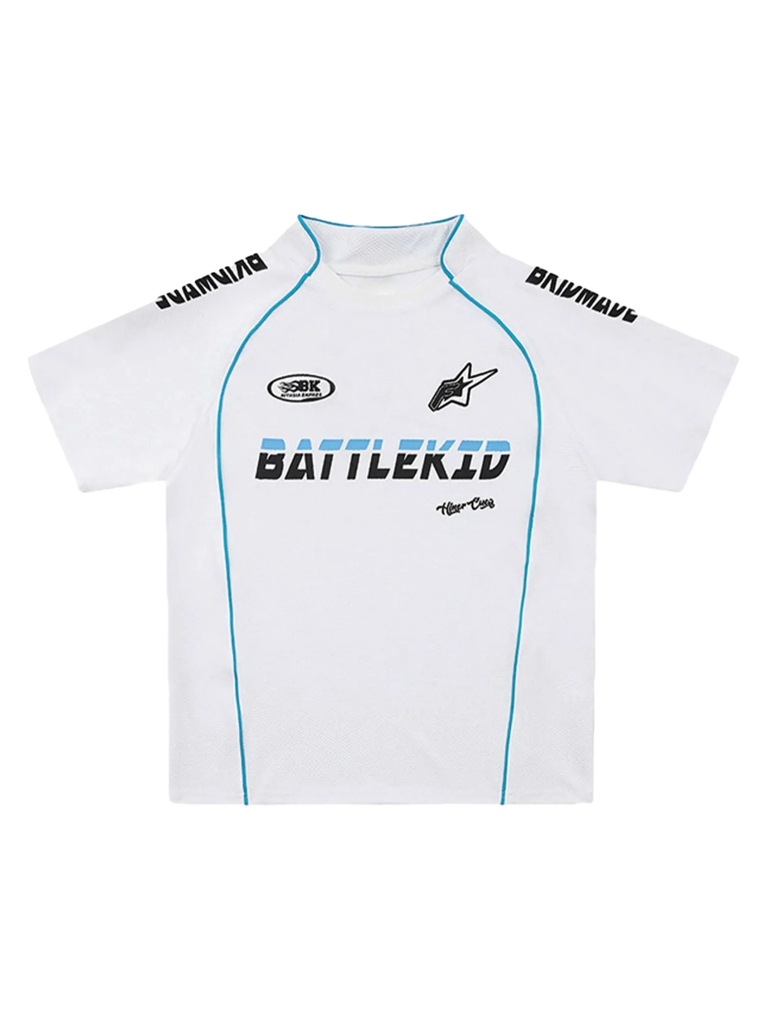 Thesupermade Racing Style Niche T-shirt - 1641 sold by Thesupermade product image thumbnail 3