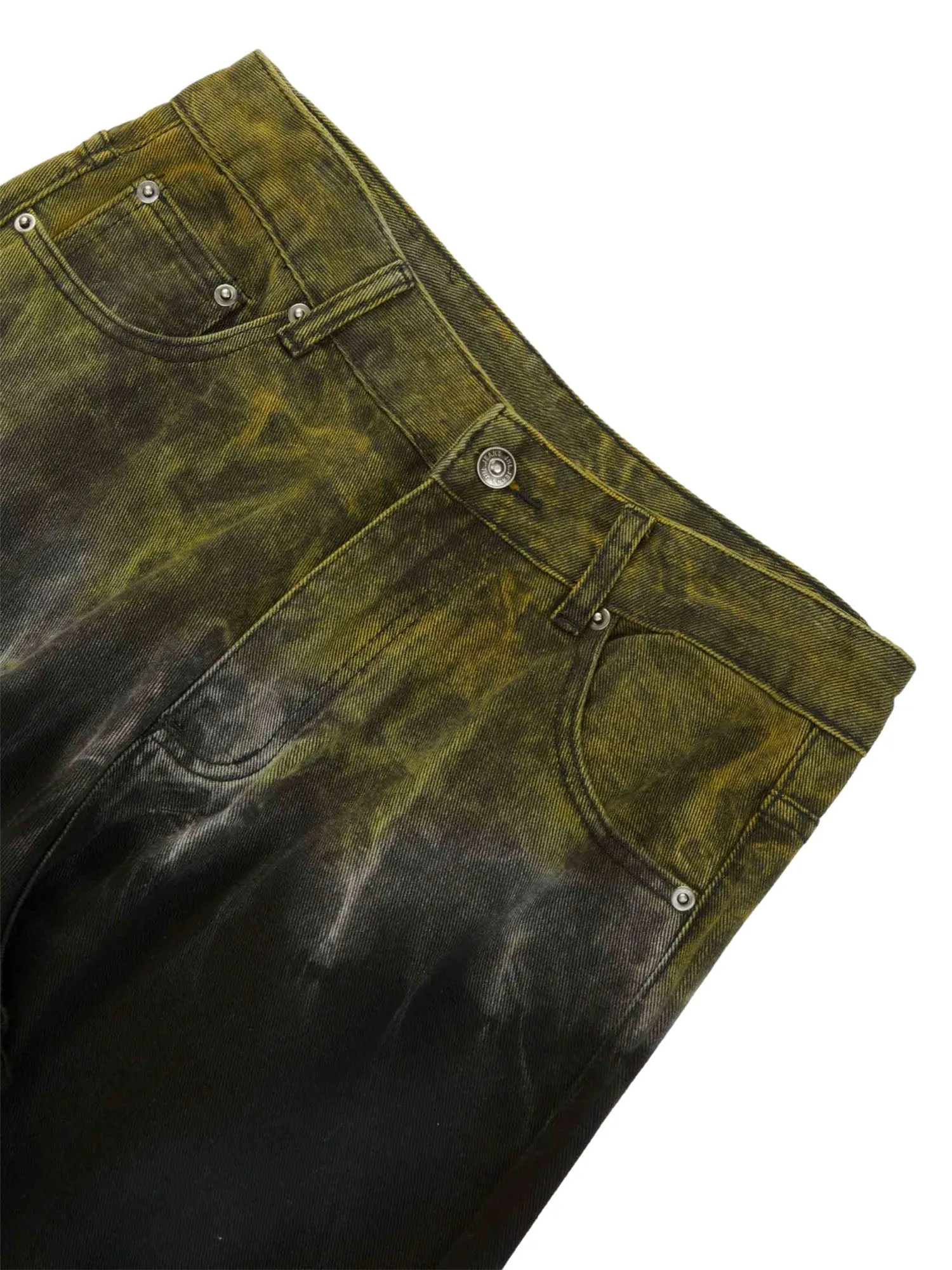 Thesupermade Graffiti Fun Tie-Dye Straight Jeans sold by Thesupermade product image thumbnail 3