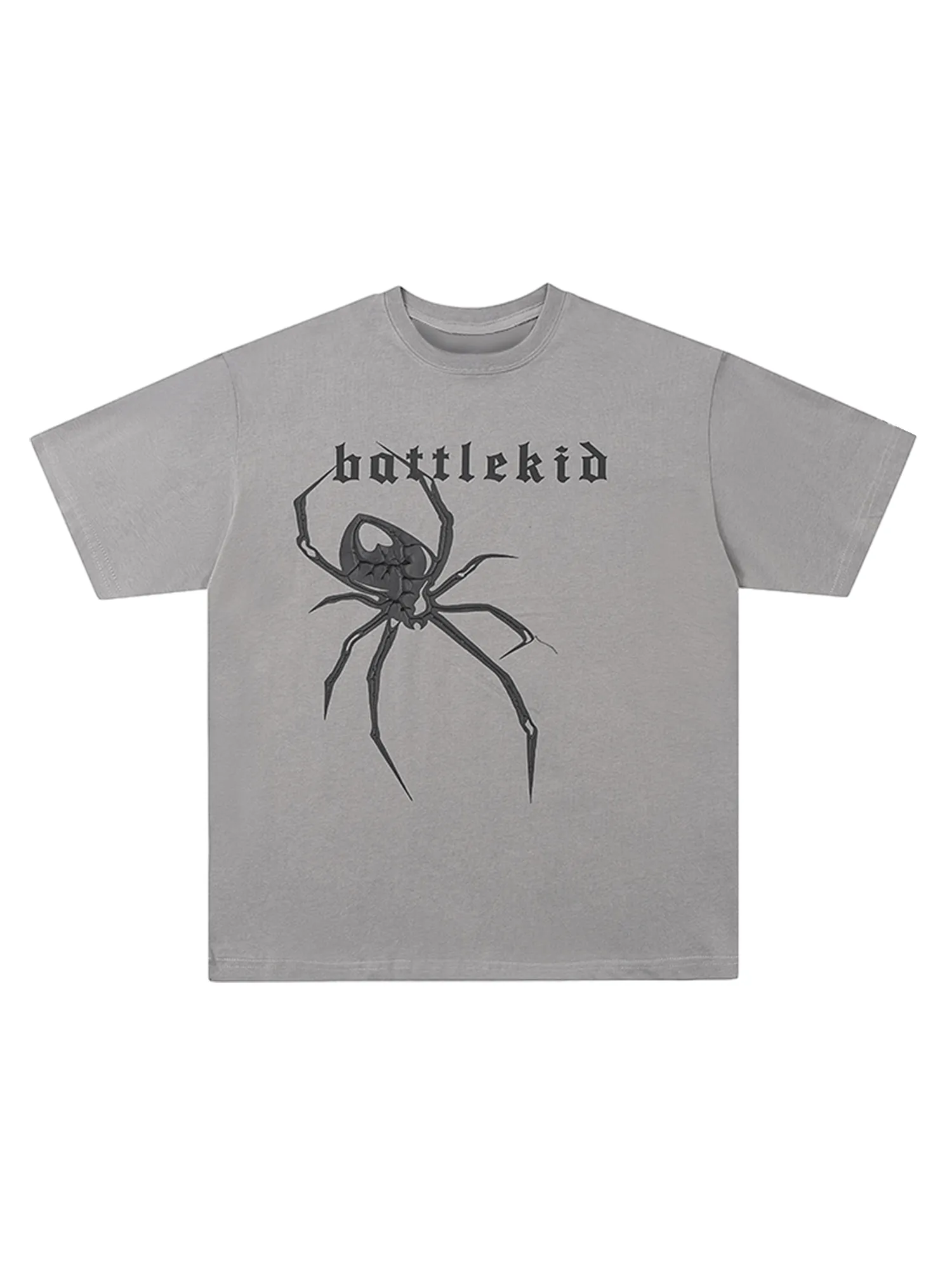 Thesupermade Spider Print Street Rap T-Shirt sold by Thesupermade product image thumbnail 3
