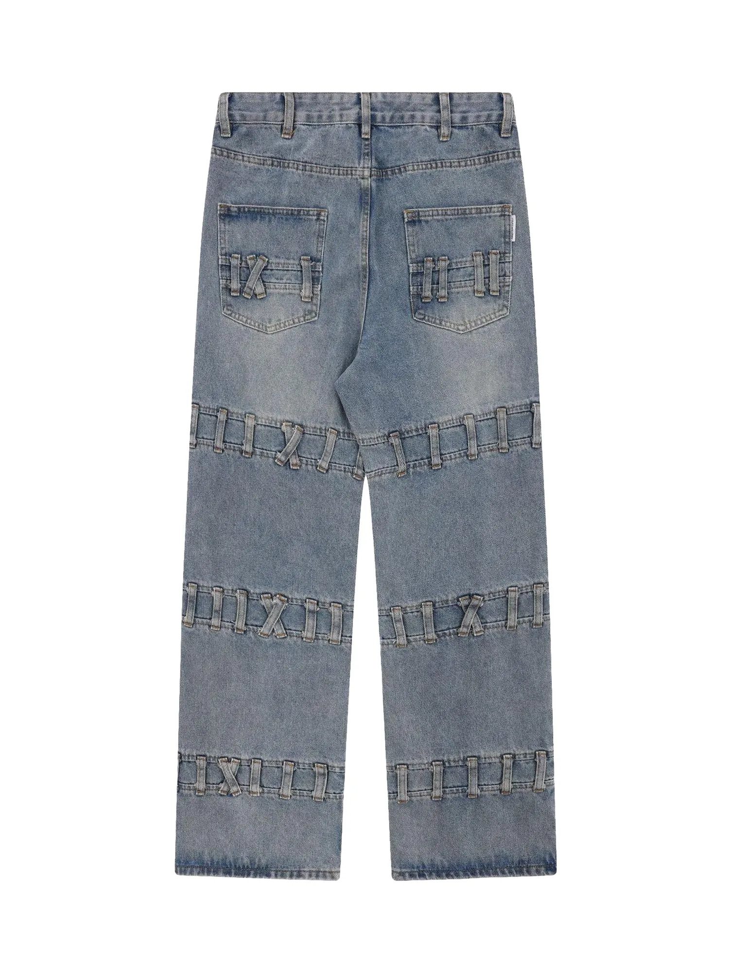 Vintage Street Washed Jeans sold by Thesupermade product image thumbnail 2