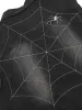 Thesupermade Dark Spider Letter Embroidered Denim Vest Jacket sold by Thesupermade
