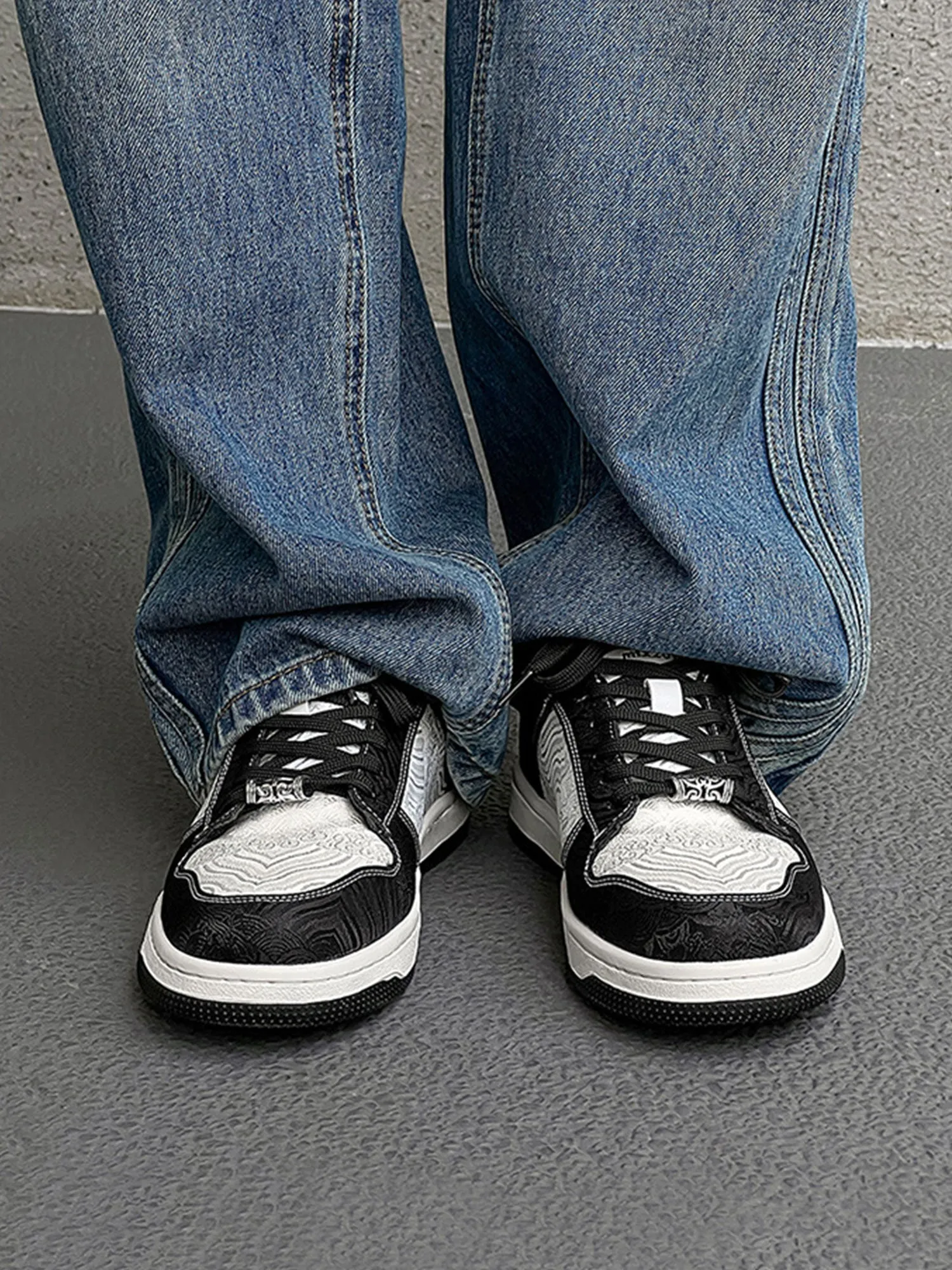 Thesupermade Panda Street Rap Sneakers sold by Thesupermade product image thumbnail 4