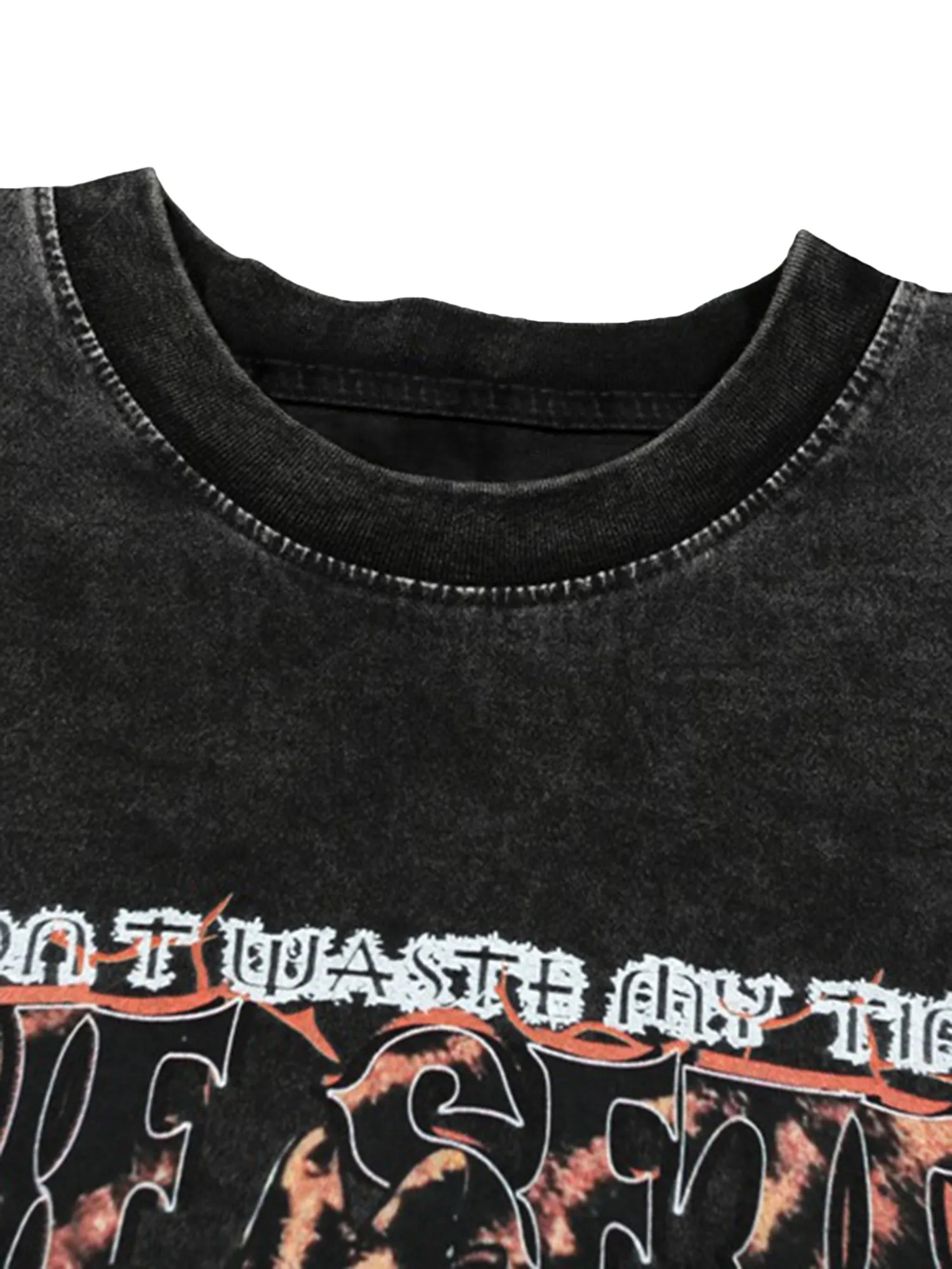 Retro VTG Dark Skeleton Hand T-shirt sold by Thesupermade product image thumbnail 2