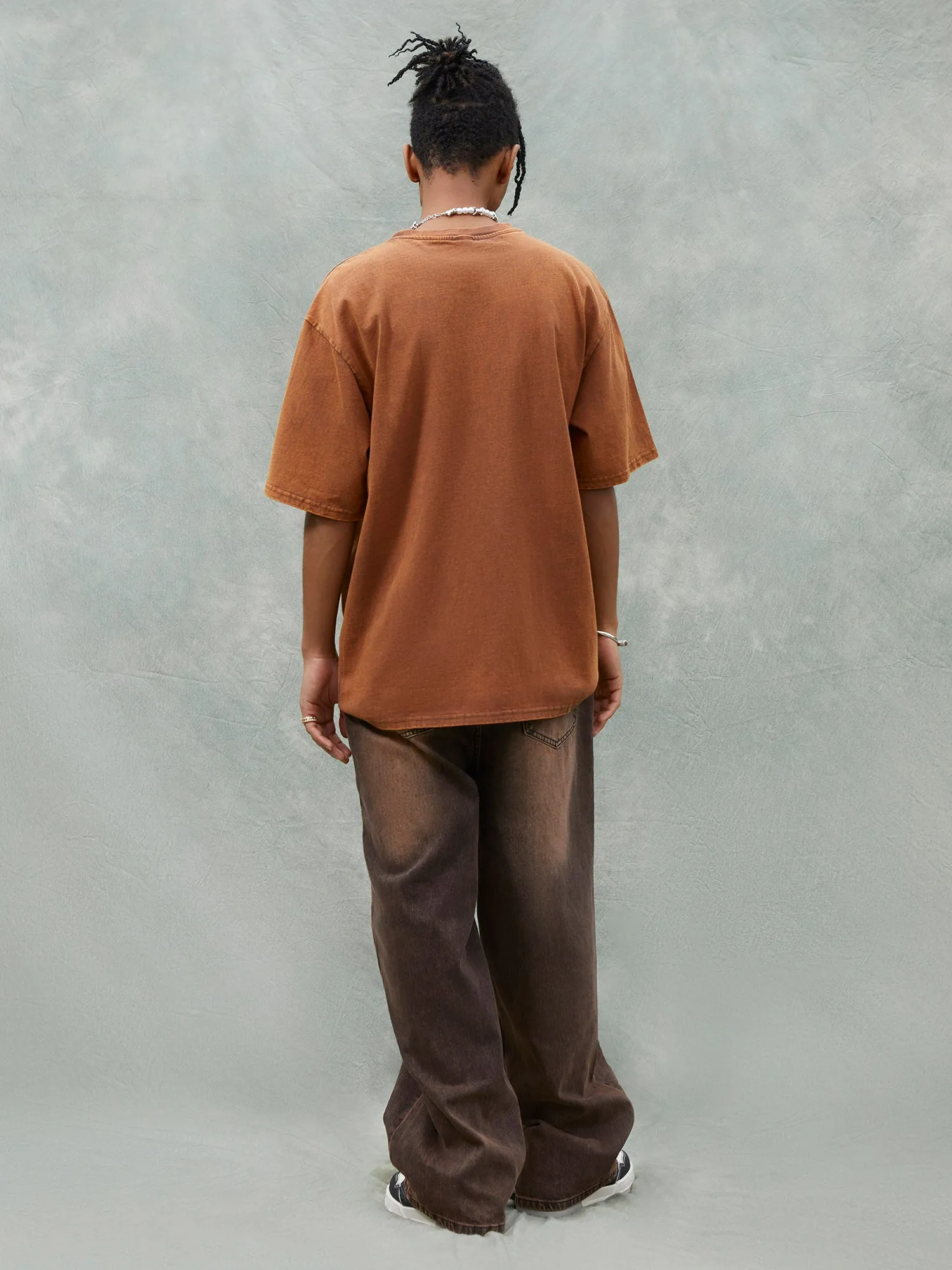 Thesupermade Washed Distressed Rap Vibe T-shirt sold by Thesupermade product image thumbnail 2