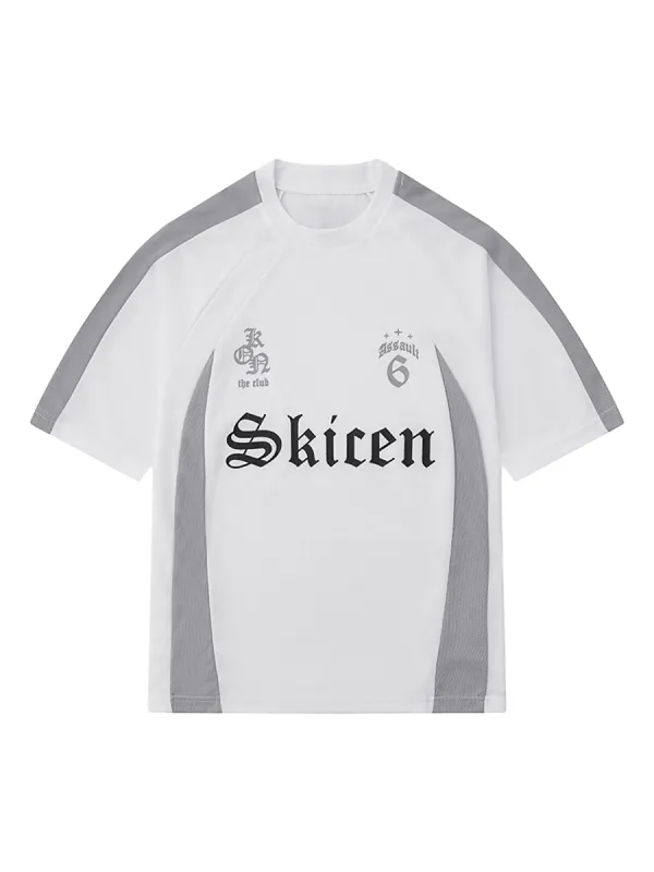 Thesupermade Gothic Font Jersey Street Rap T-Shirt sold by Thesupermade
