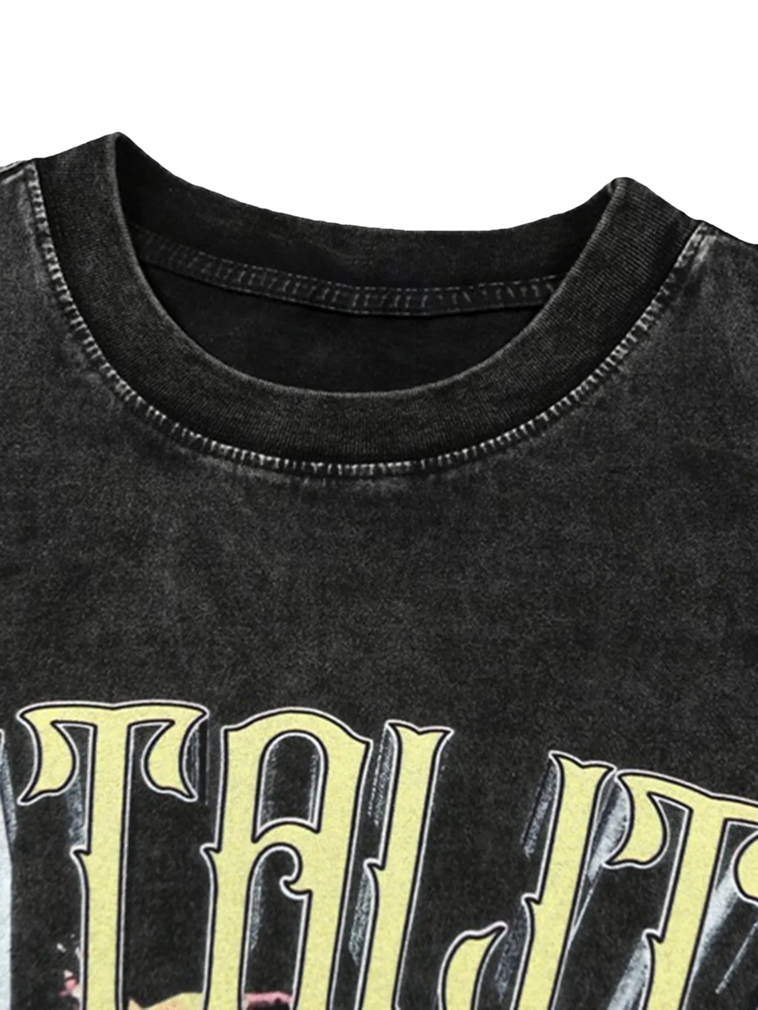 American Retro Street Spoof Skull T-shirt sold by Thesupermade product image thumbnail 3