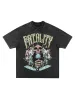American Retro Street Spoof Skull T-shirt sold by Thesupermade