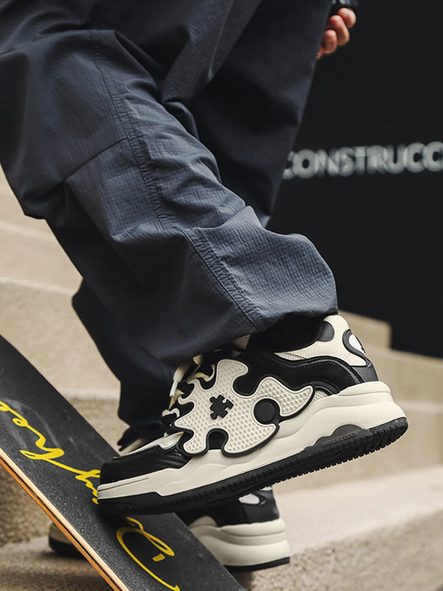 Retro Puzzle Sneakers sold by Thesupermade product image thumbnail 4