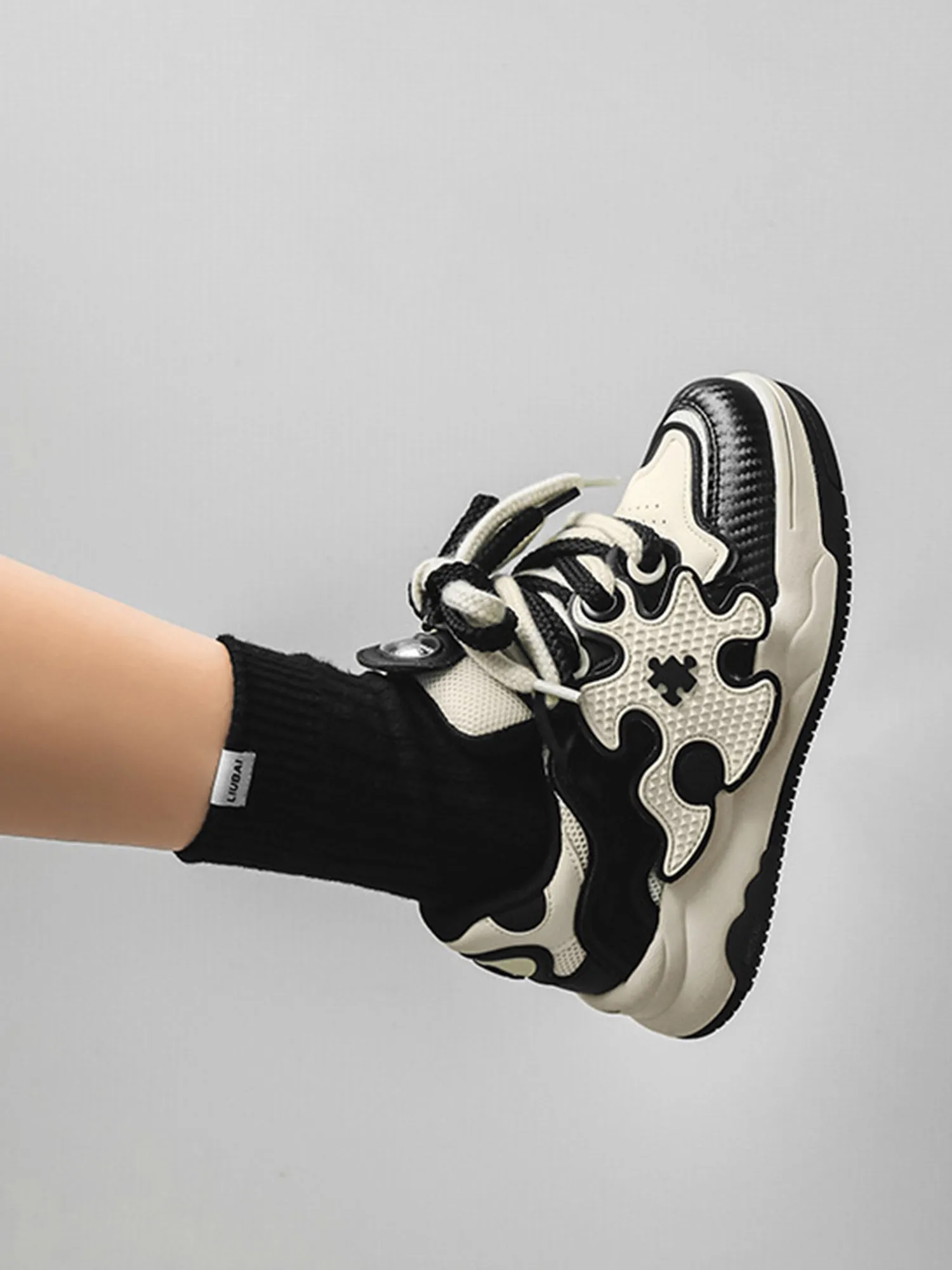 Retro Puzzle Sneakers sold by Thesupermade product image thumbnail 5