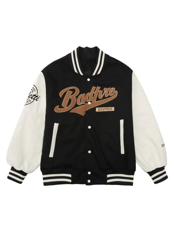 Thesupermade Embroidered Baseball Bomber Jacket sold by Thesupermade