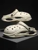 Creative Design Two Hole Hole Thick Sole Slippers sold by Thesupermade