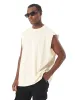 Thesupermade Heavyweight Cotton Sleeveless Unisex Vintage Waistcoat sold by Thesupermade