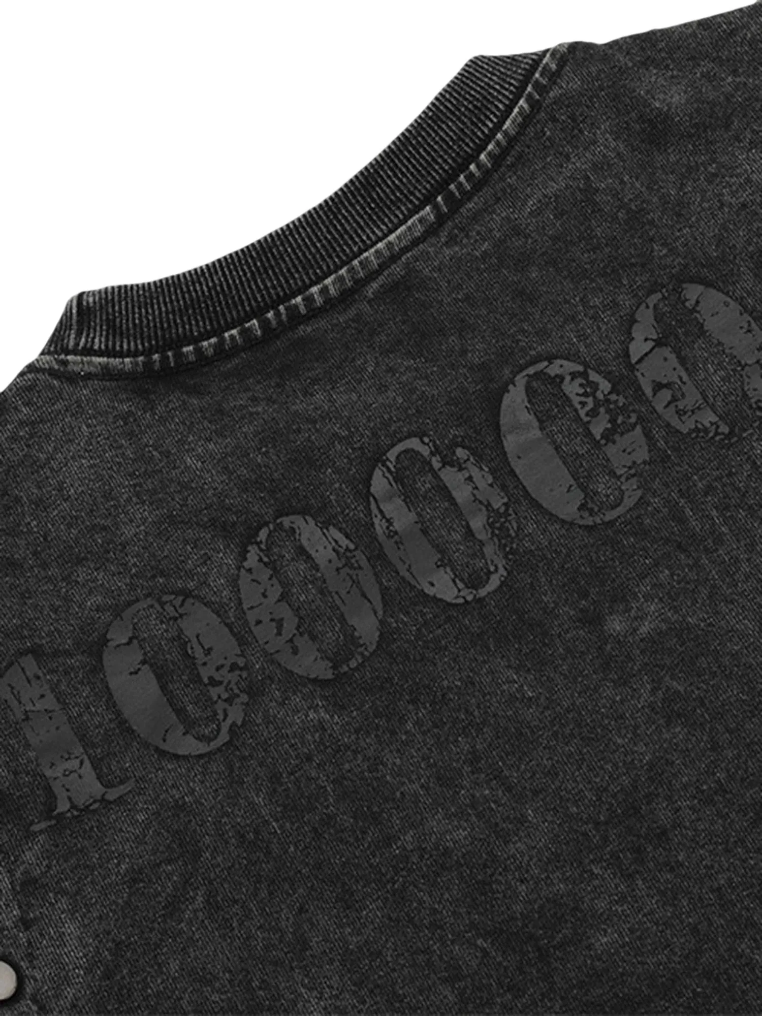 Thesupermade Punk Personality Alphabet T-shirt - 1652 sold by Thesupermade product image thumbnail 5