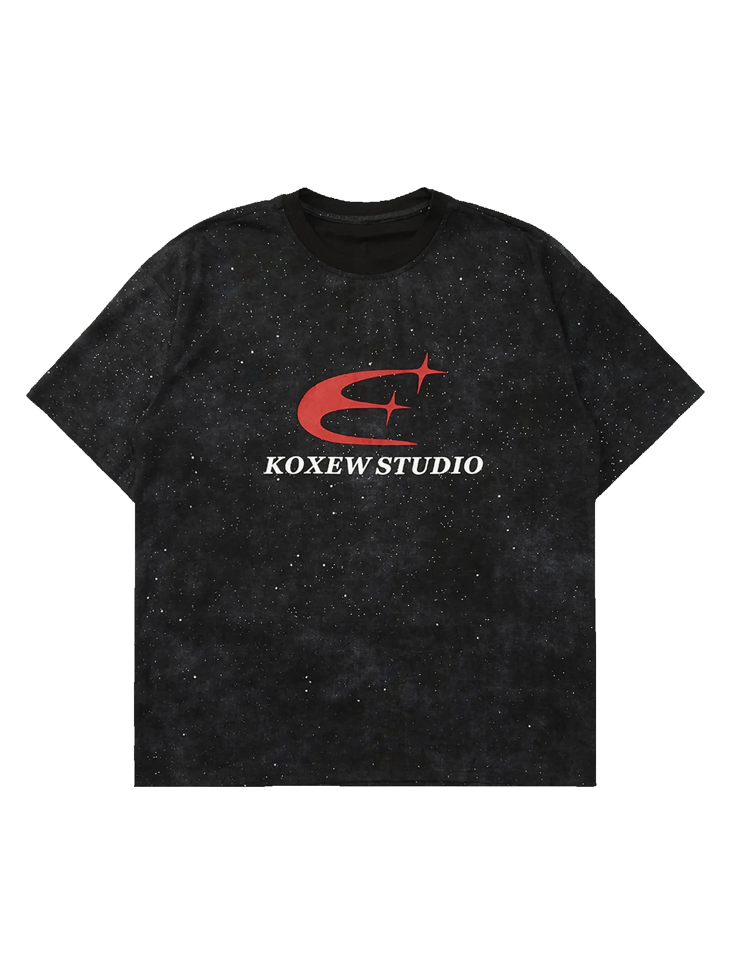 Thesupermade Starry Sky Printed Street Rap T-Shirt sold by Thesupermade