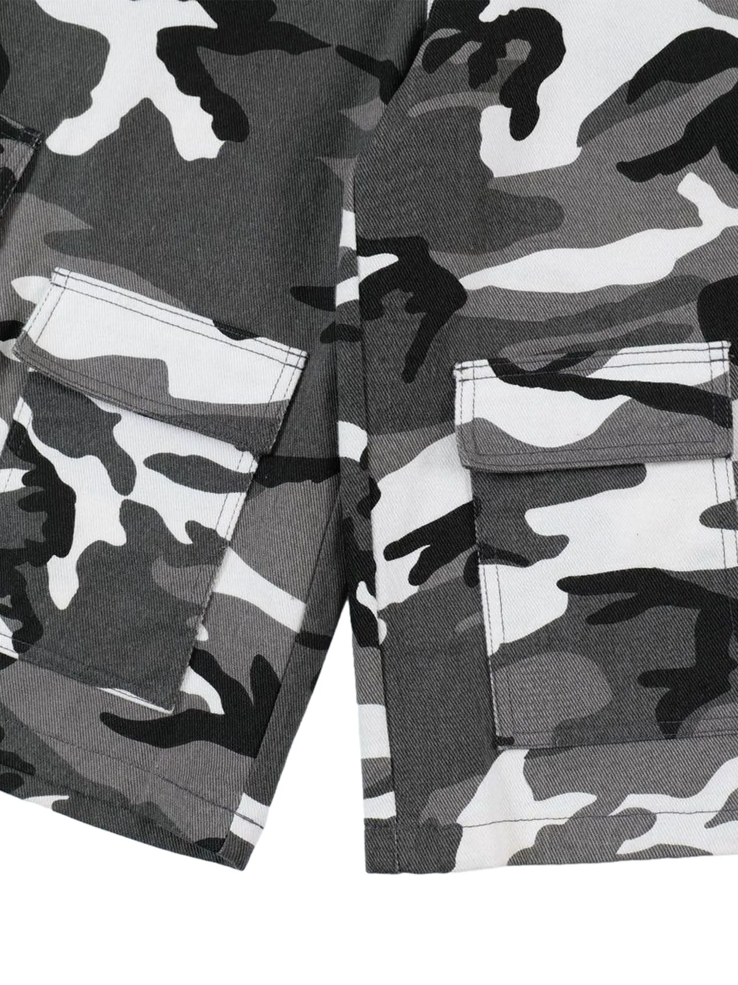 Thesupermade American High Street Camouflage Workwear Casual Jorts sold by Thesupermade product image thumbnail 5