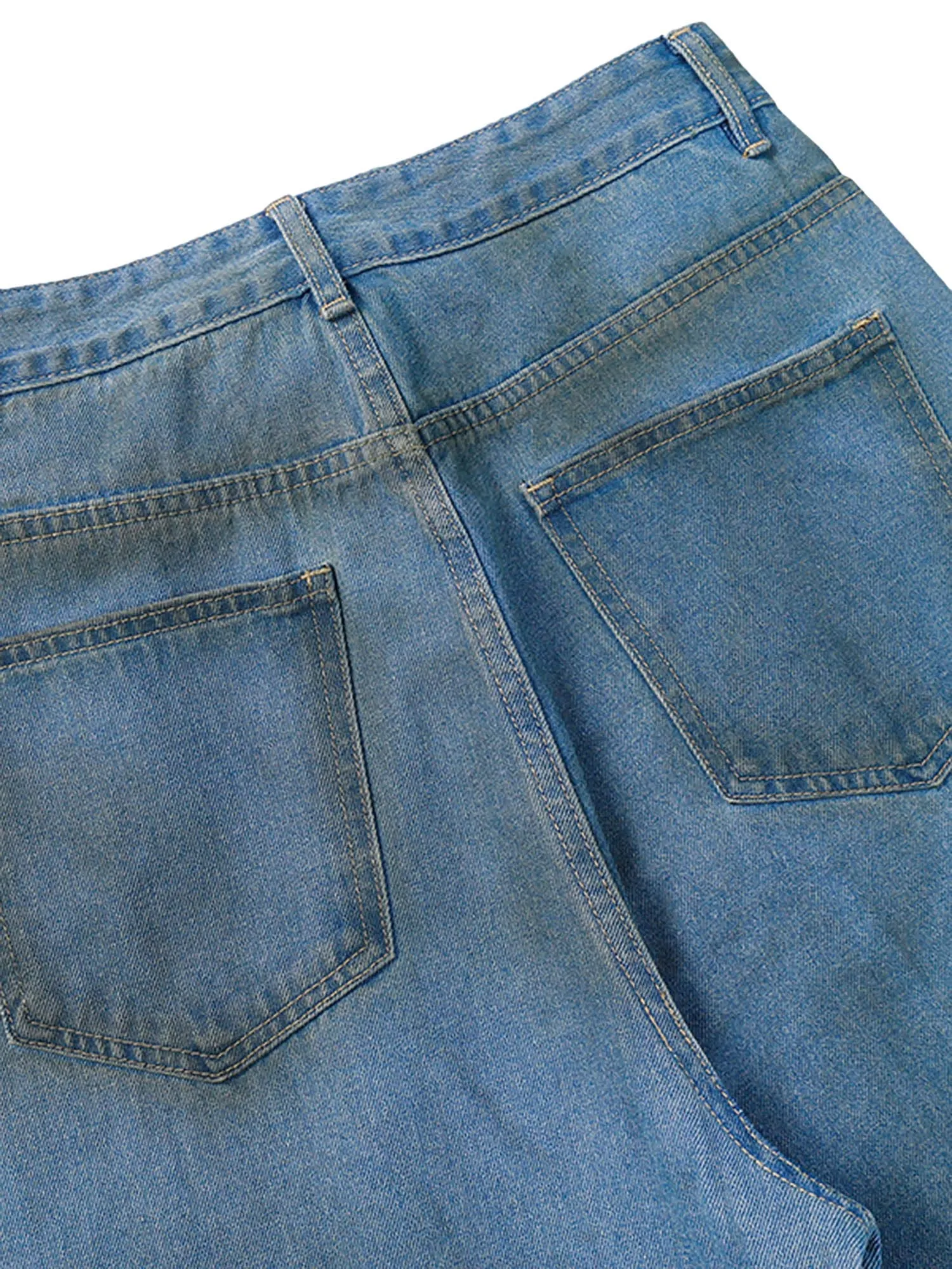 Thesupermade Washed Distressed Jeans - 2143 sold by Thesupermade product image thumbnail 4